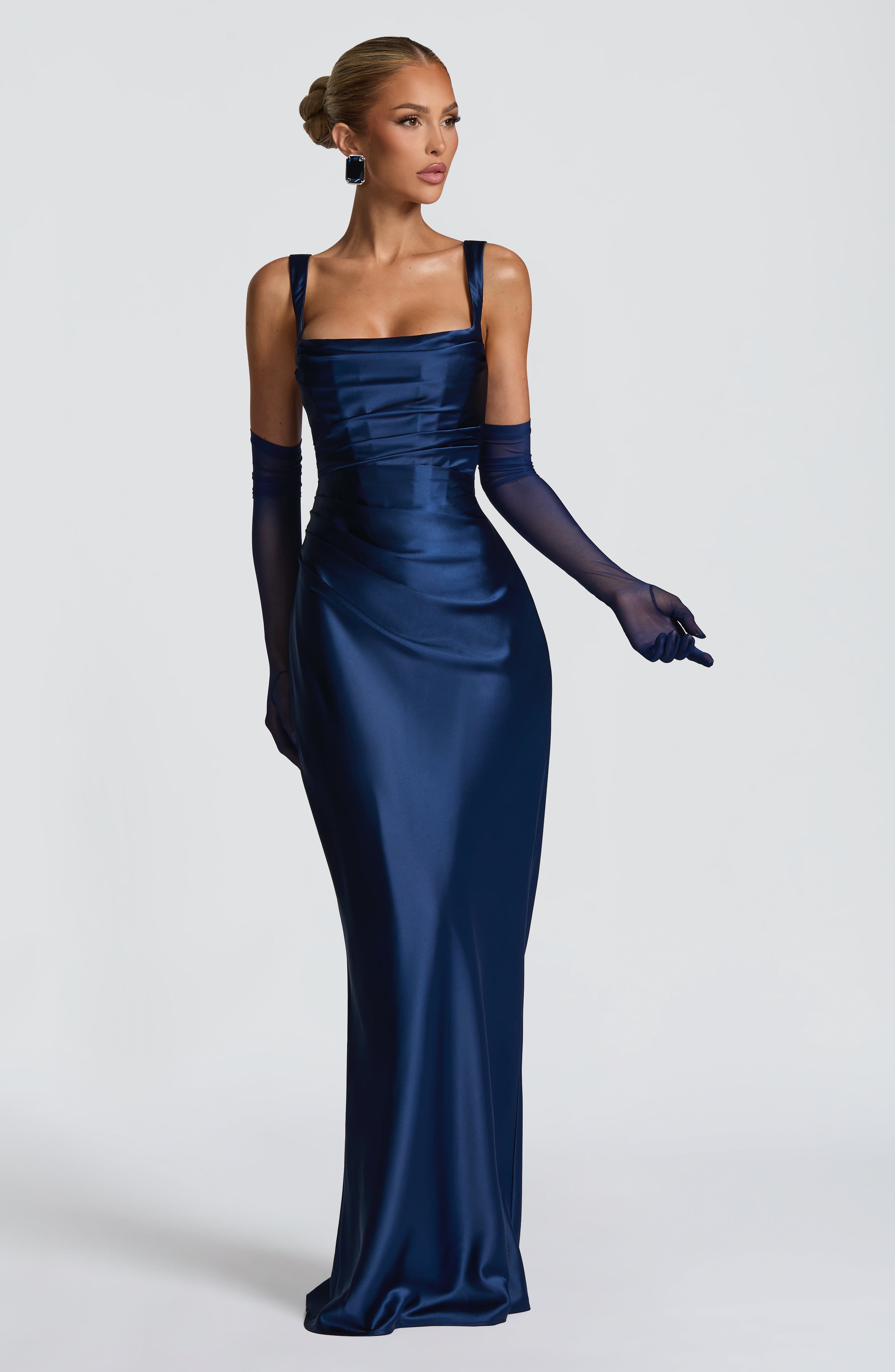 Navy Calanthe Maxi Dress