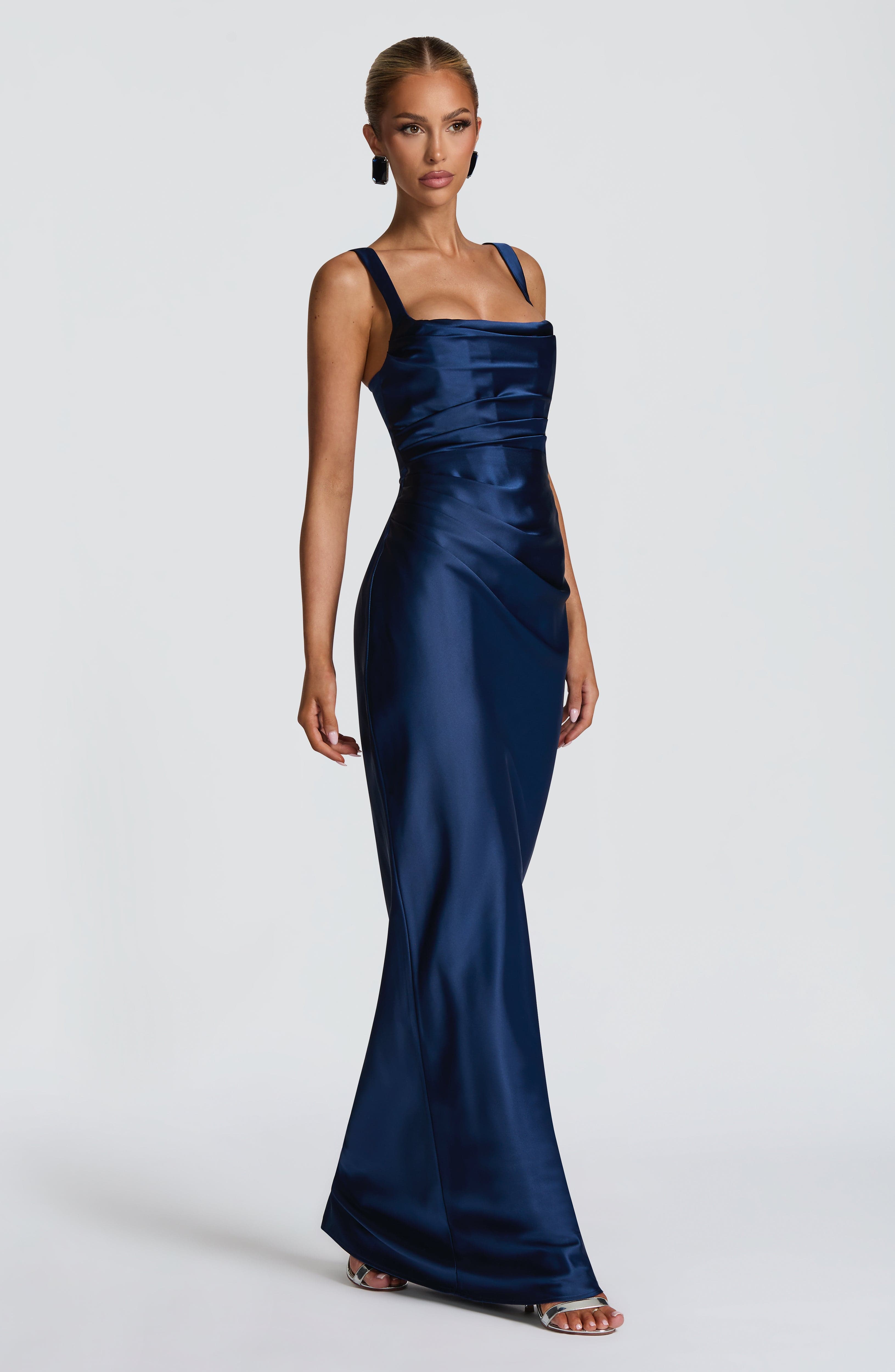Navy Calanthe Maxi Dress
