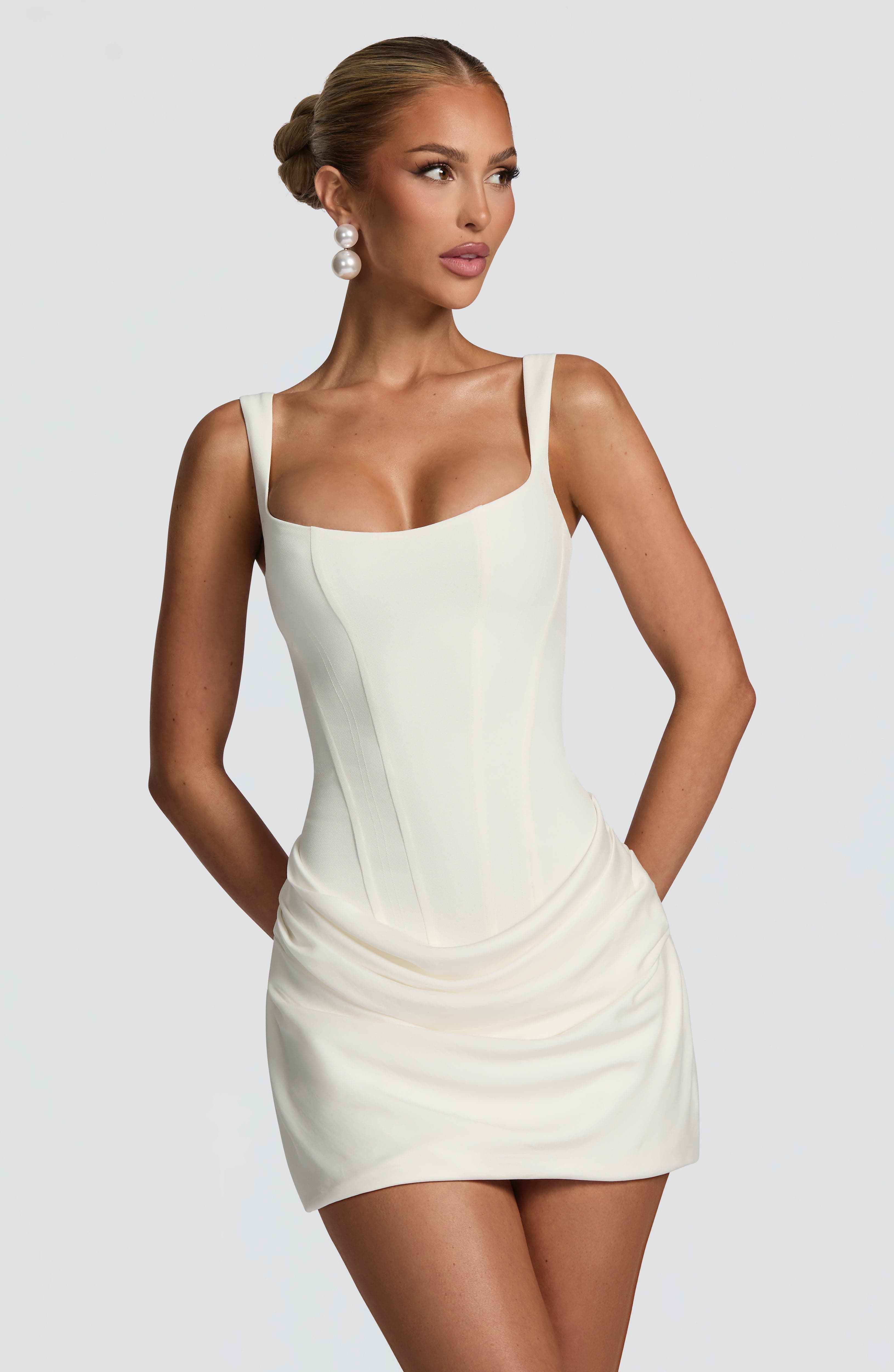Ivory Cornelia Mini Dress