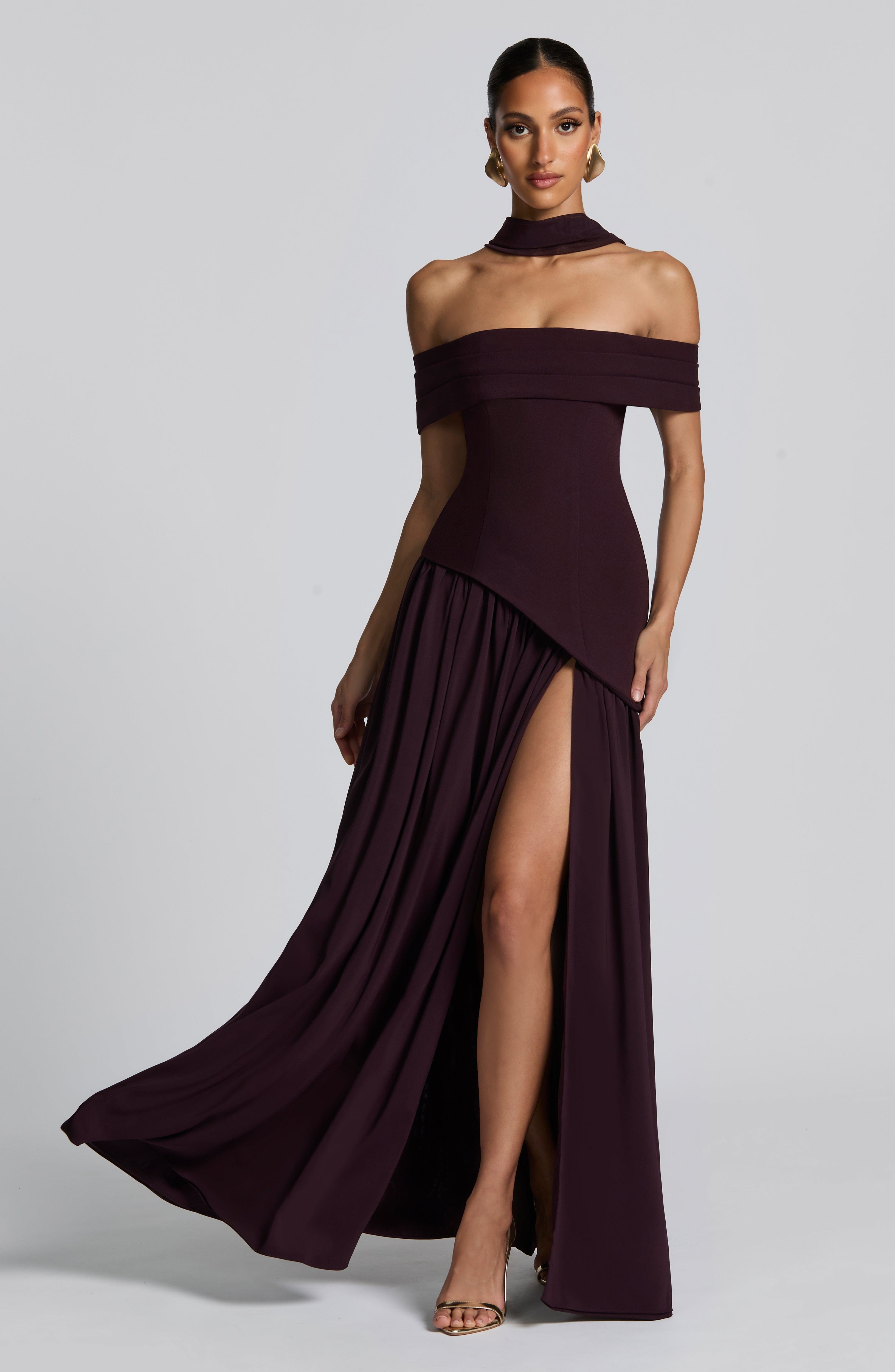 Plum Delilah Maxi Dress