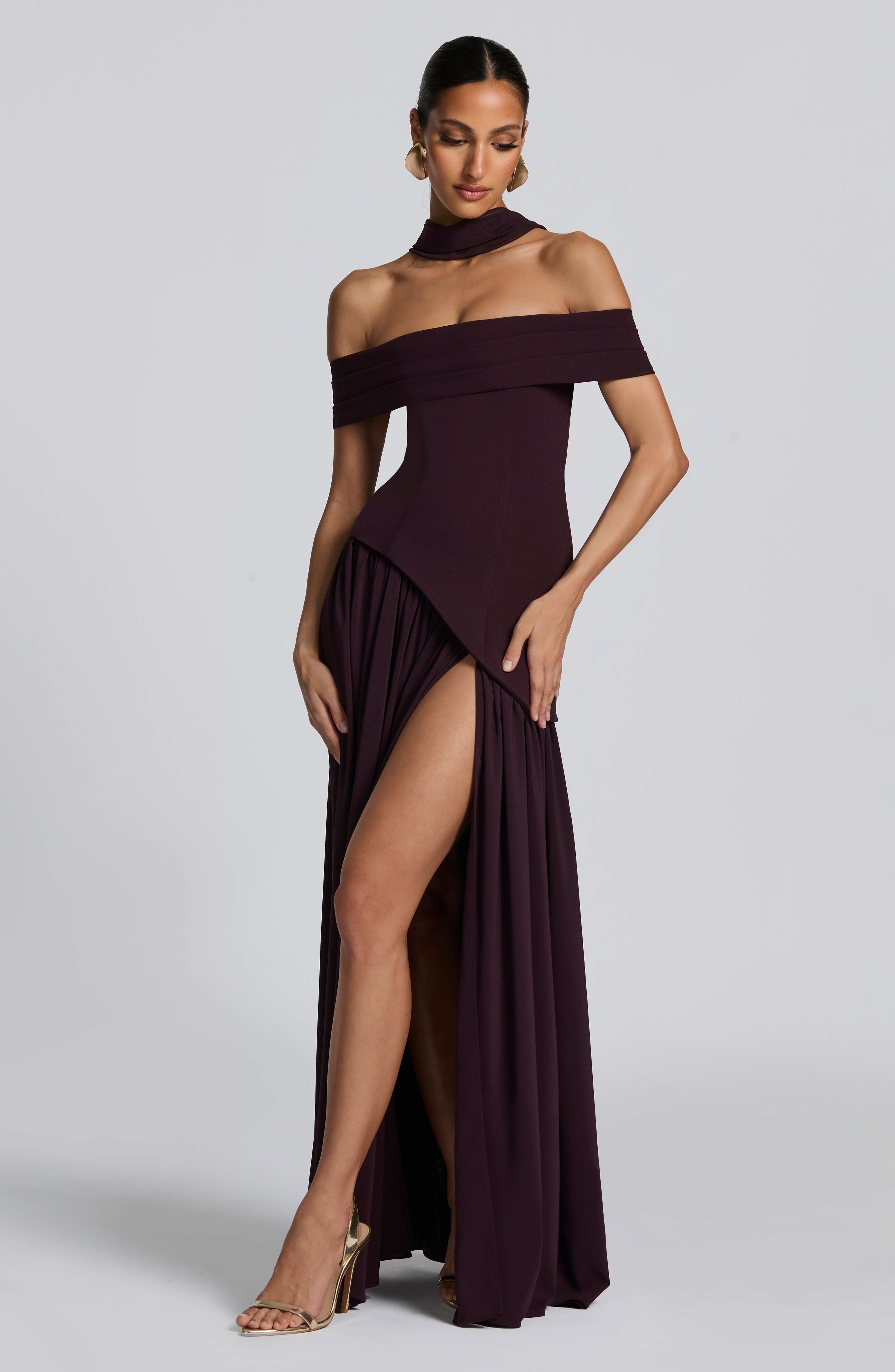 Plum Delilah Maxi Dress