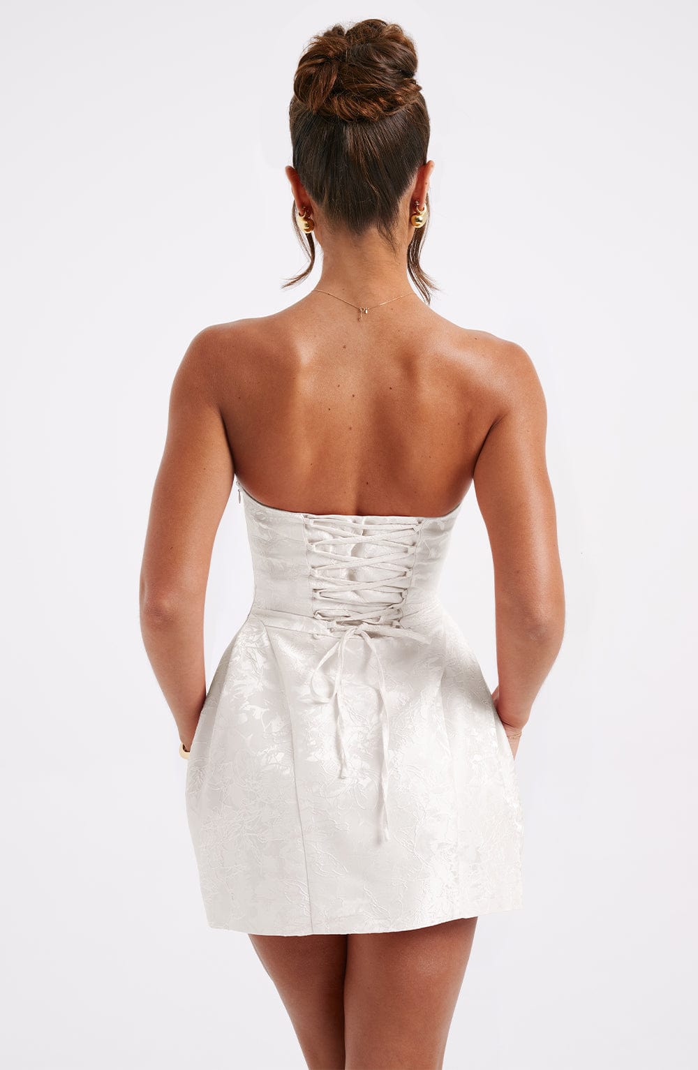 Ivory Elenora Mini Dress