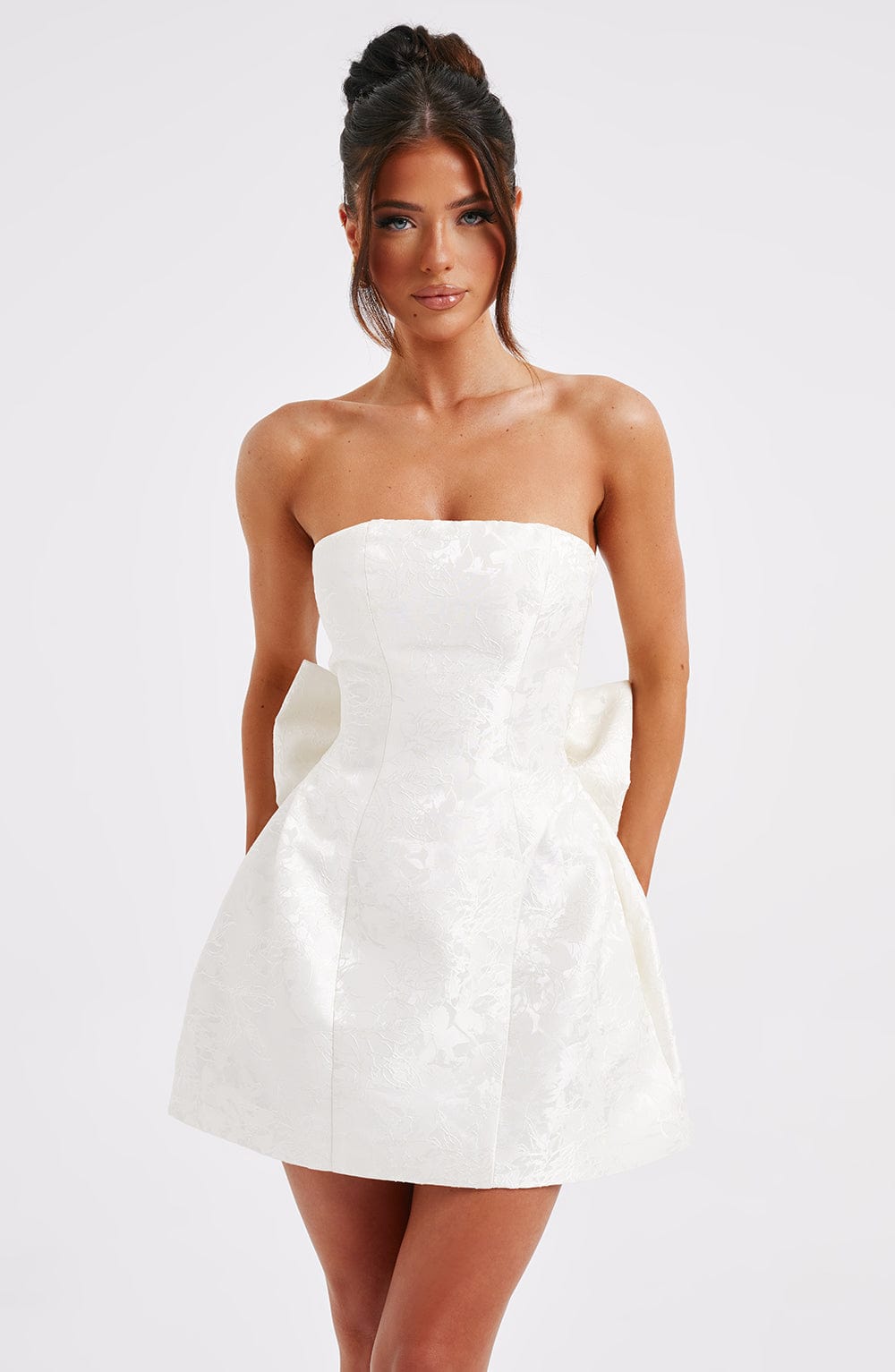Ivory Elenora Mini Dress