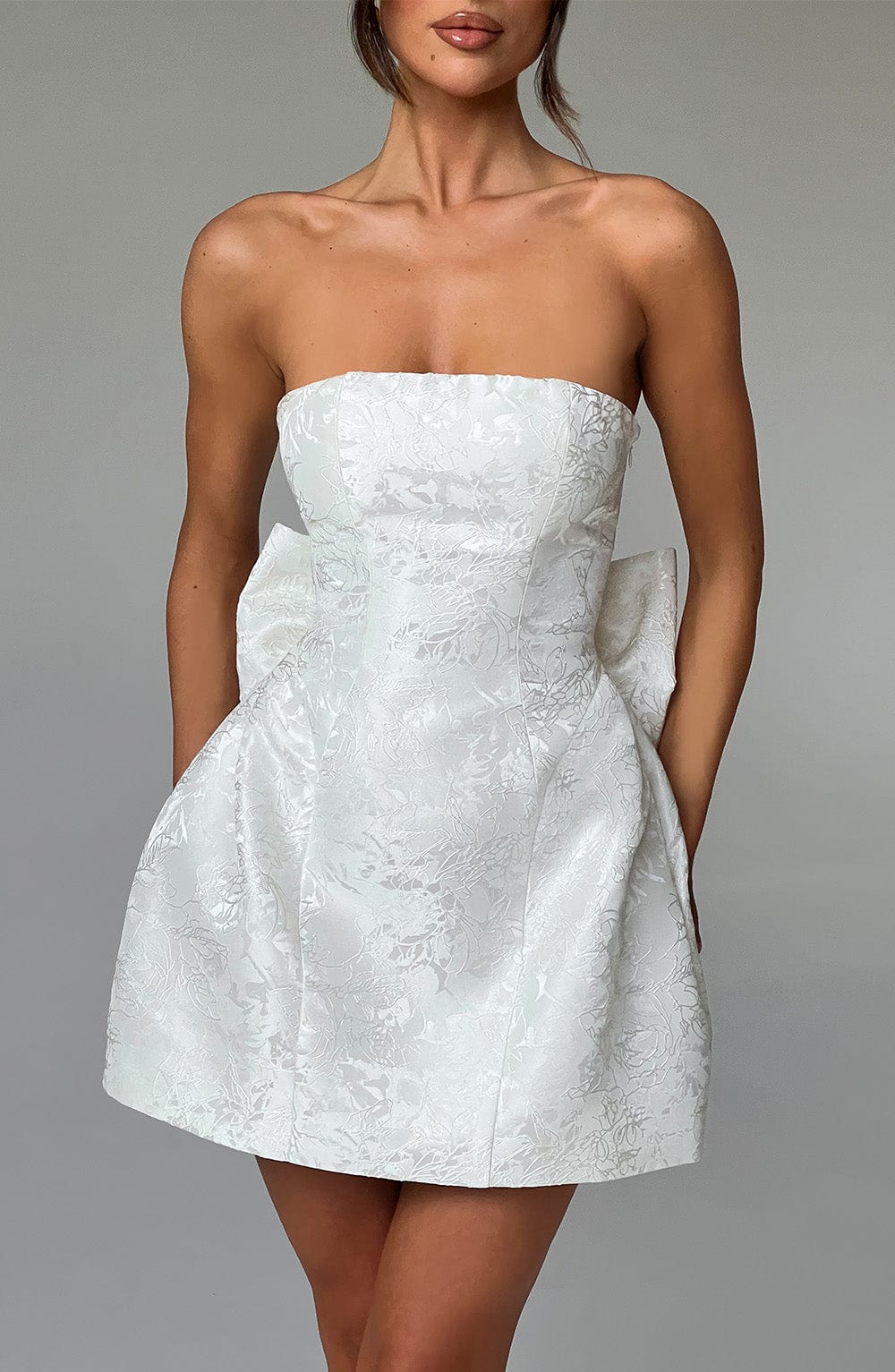 Ivory Elenora Mini Dress