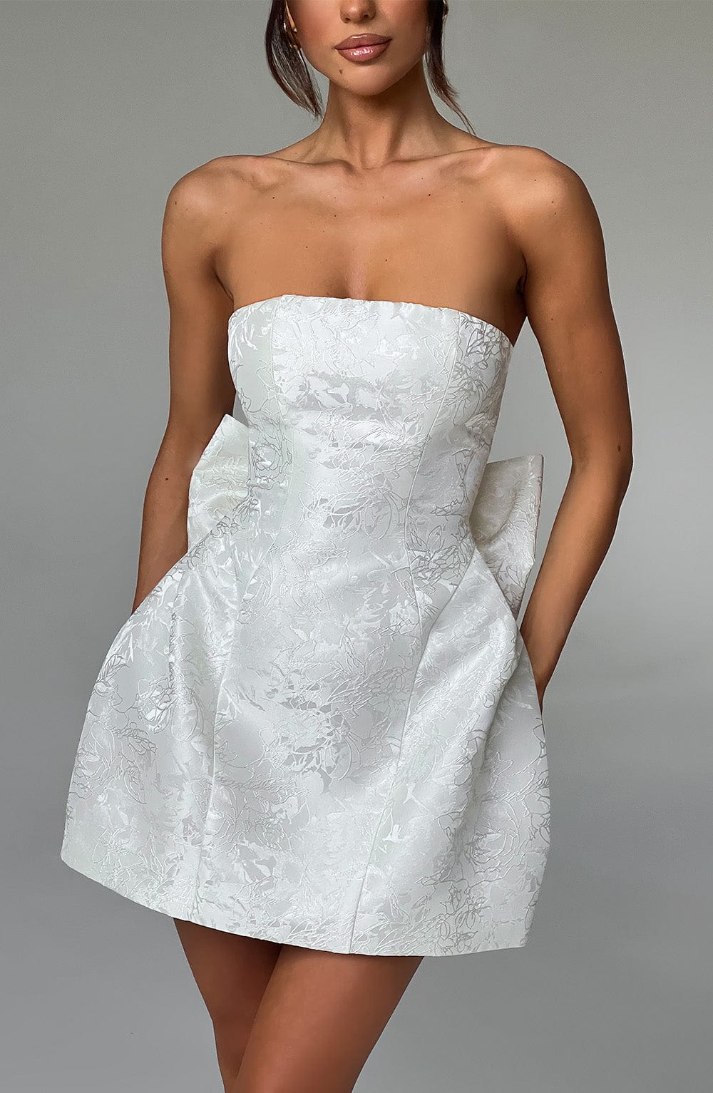 Ivory Elenora Mini Dress
