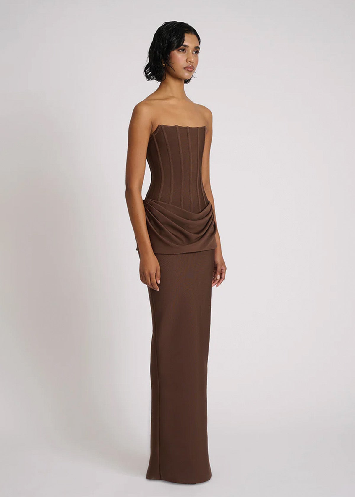 Chocolate Hilda Gown