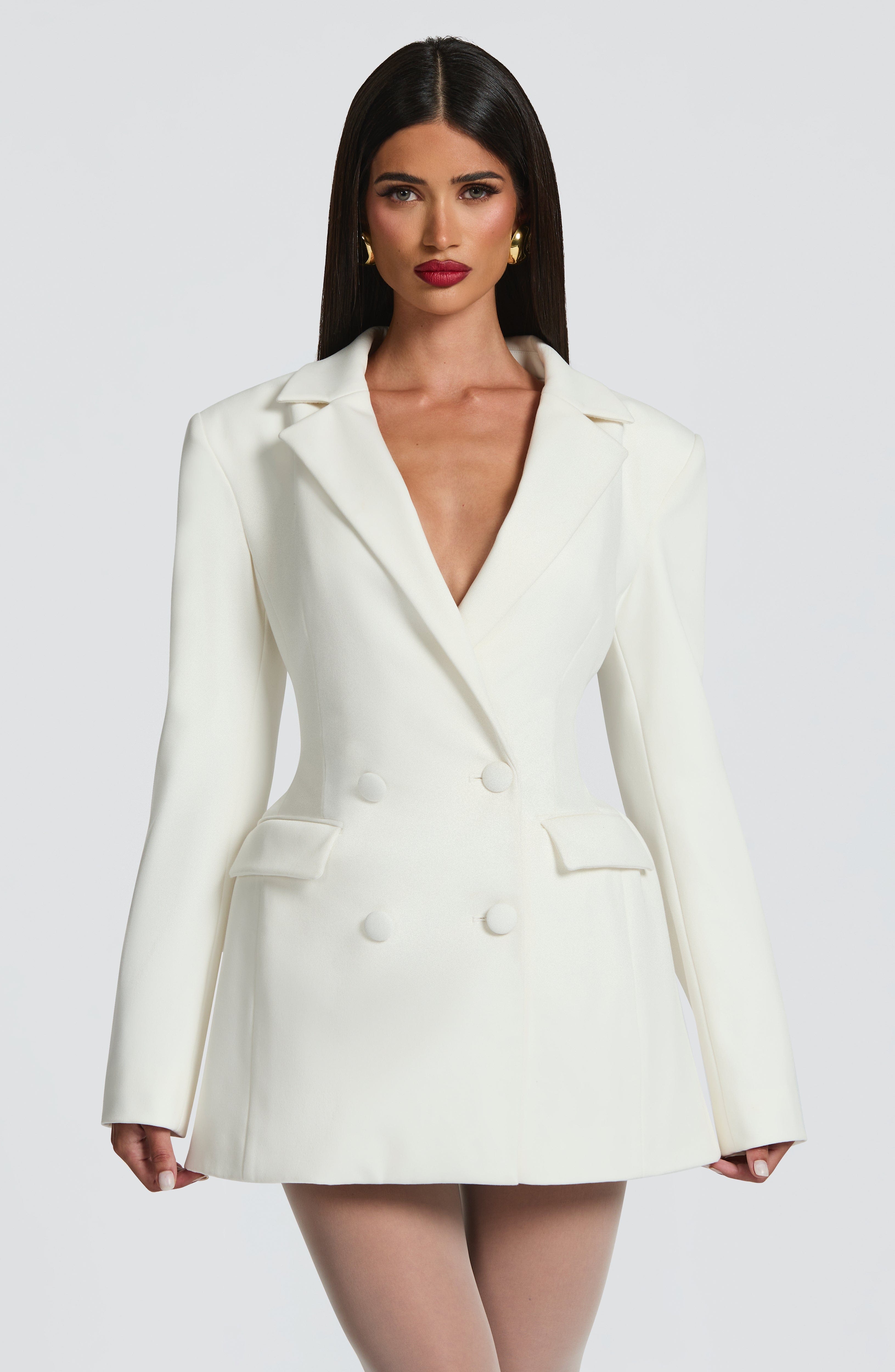 Ivory Elvira Mini Dress