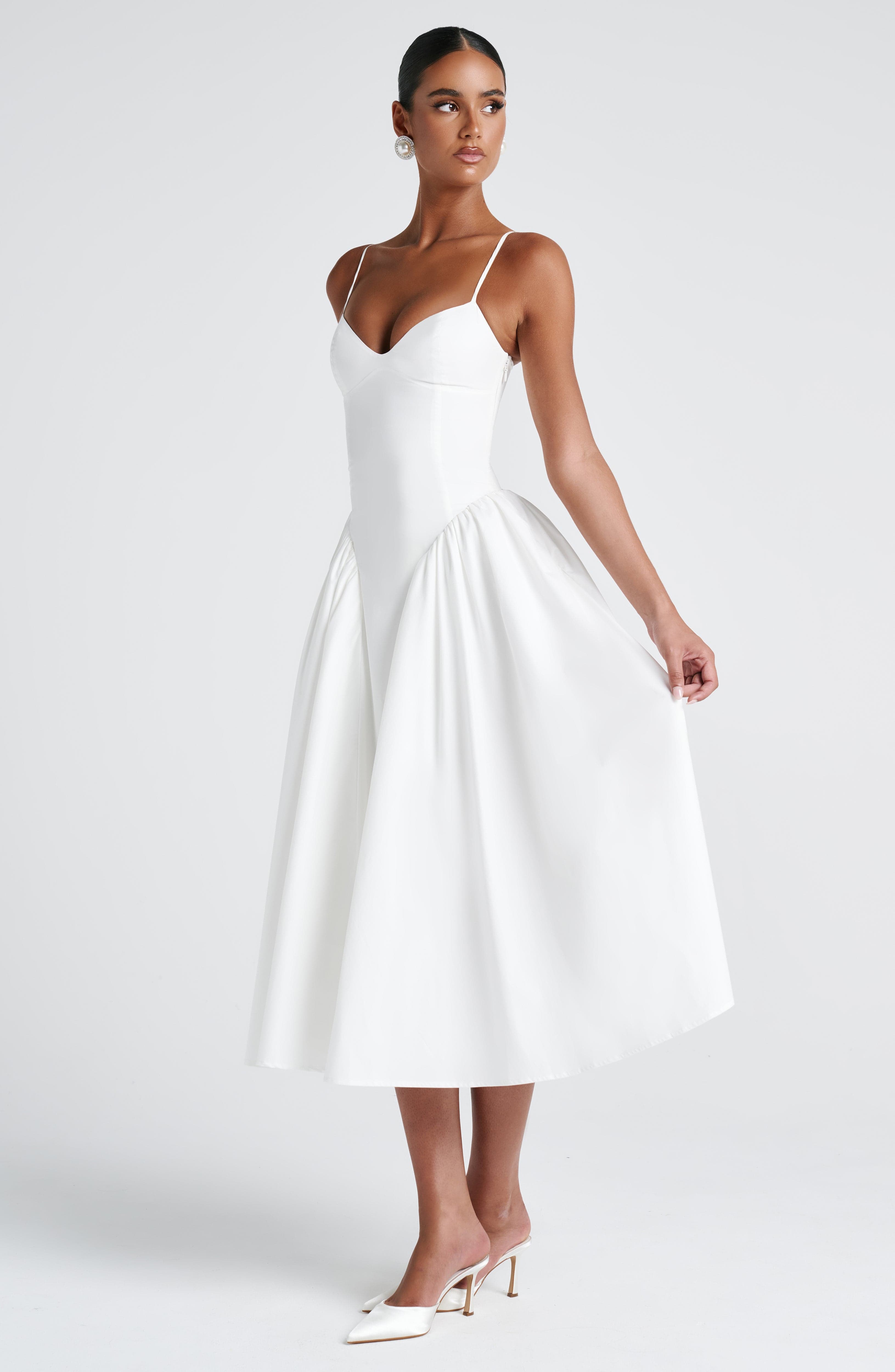 Ivory Emerson Midi Dress