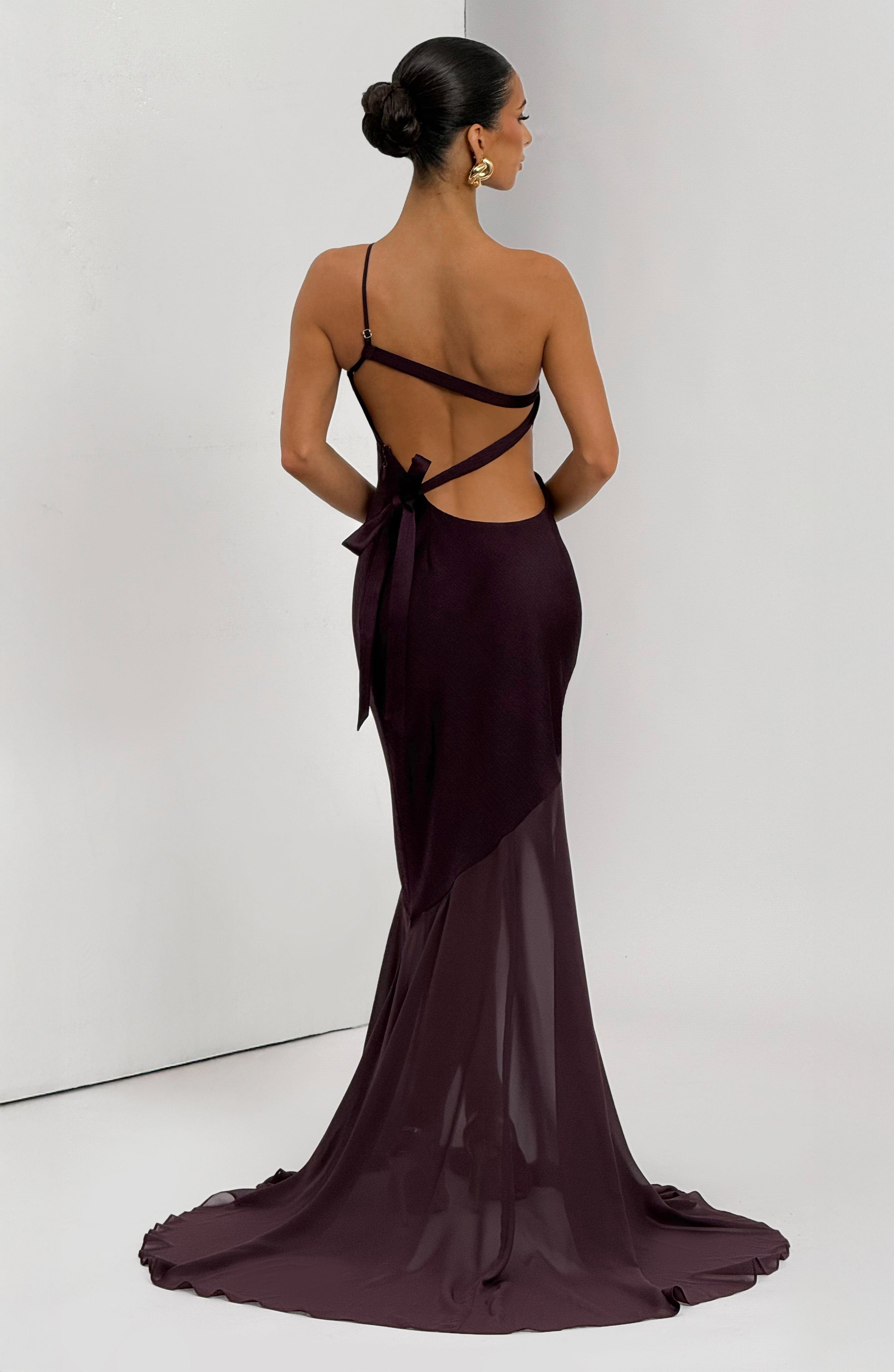 Plum Fable Evening Dress