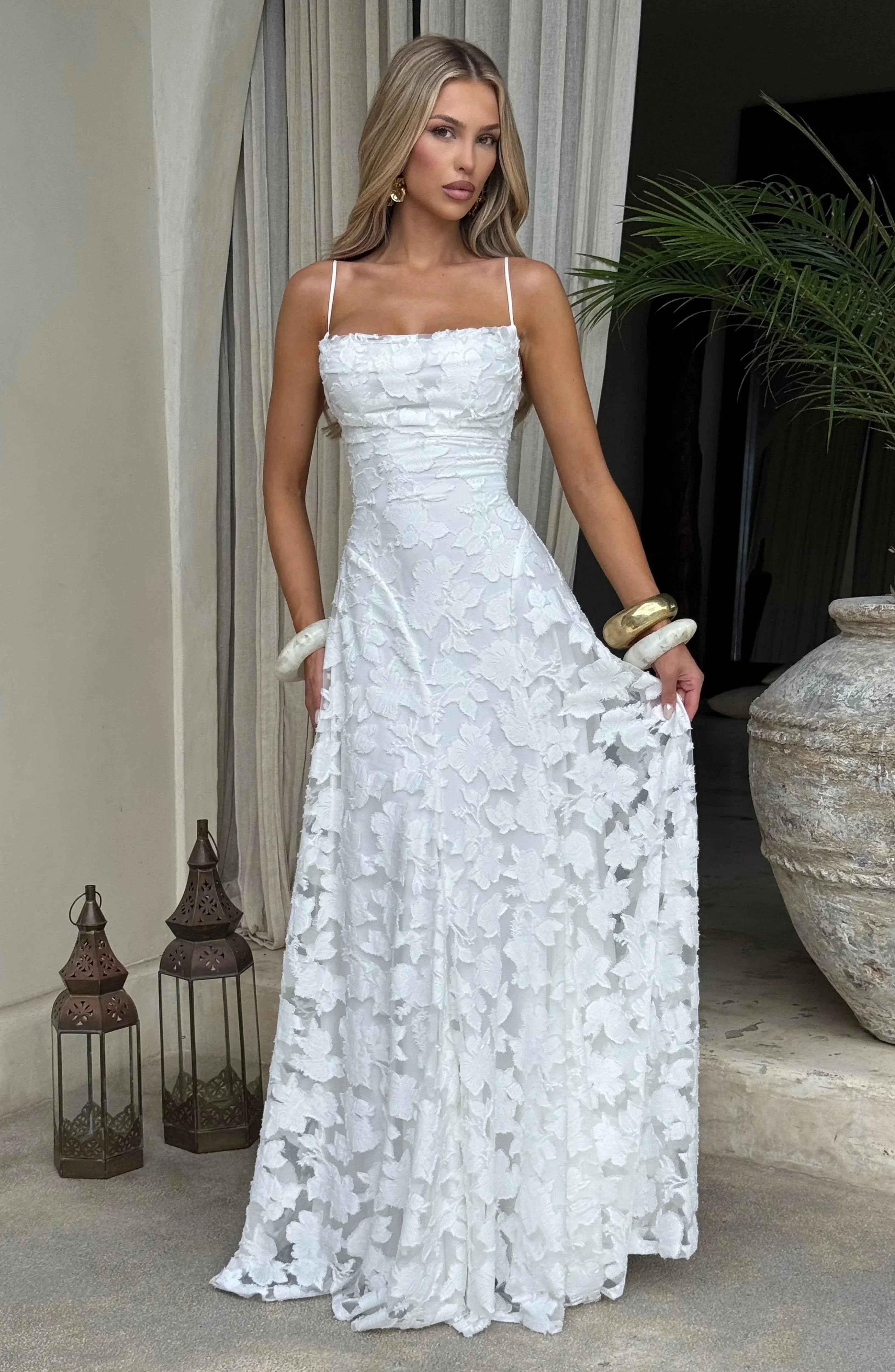 Ivory Francis Maxi Dress