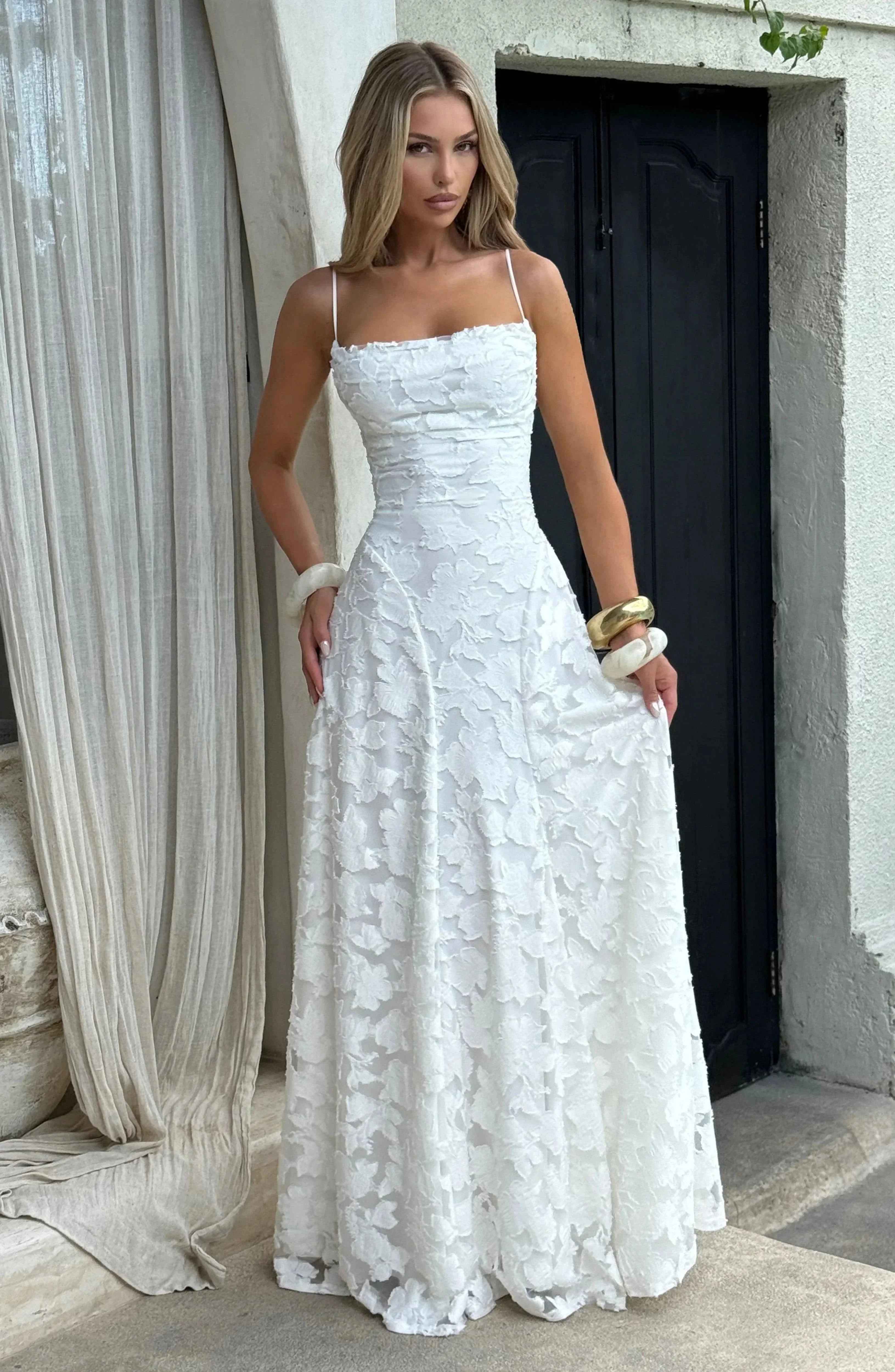 Ivory Francis Maxi Dress