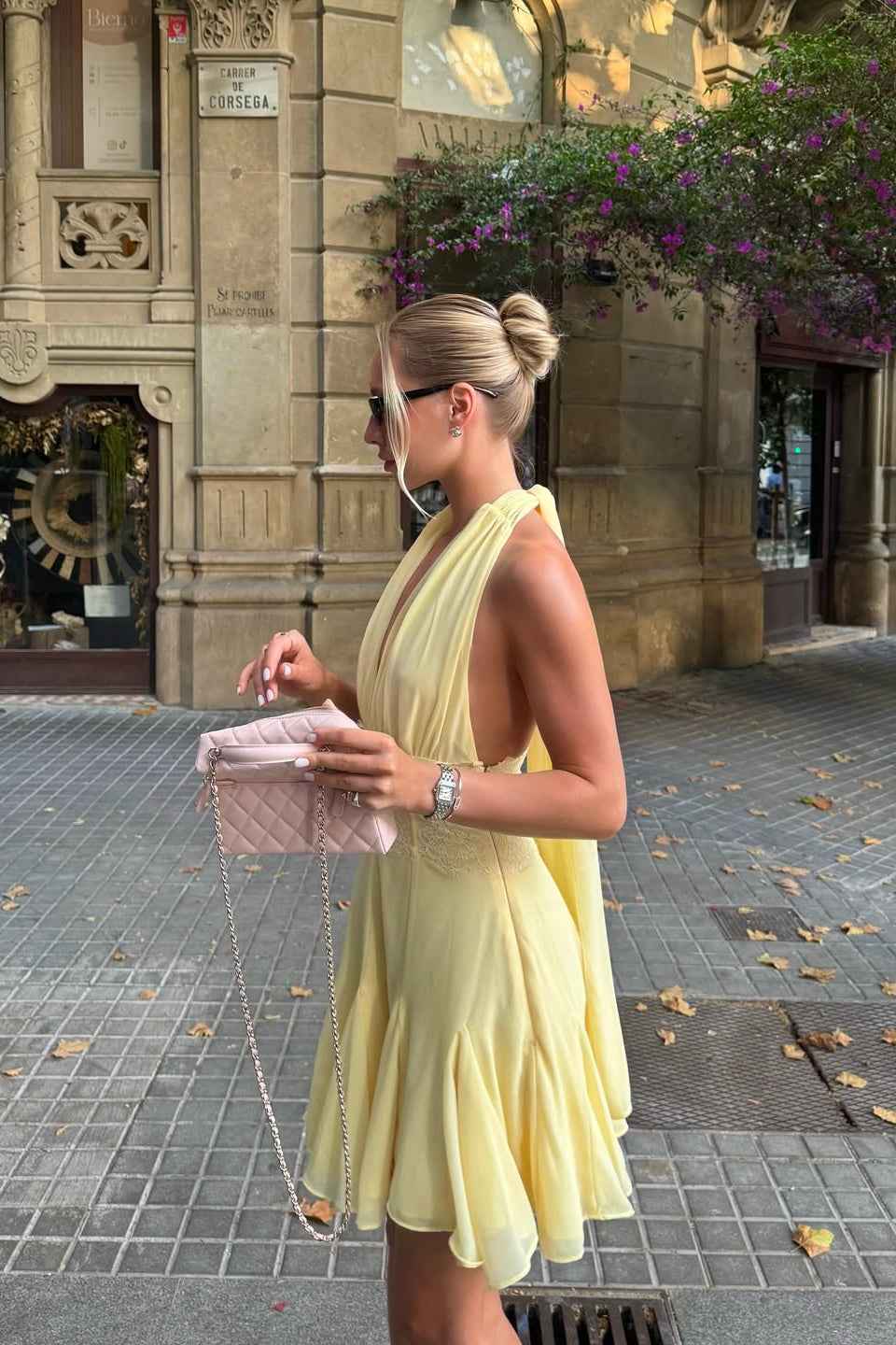 SLEEVELESS BACKLESS MINI HOMECOMING EVENING DRESS