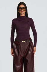 Plum Glenda Trousers