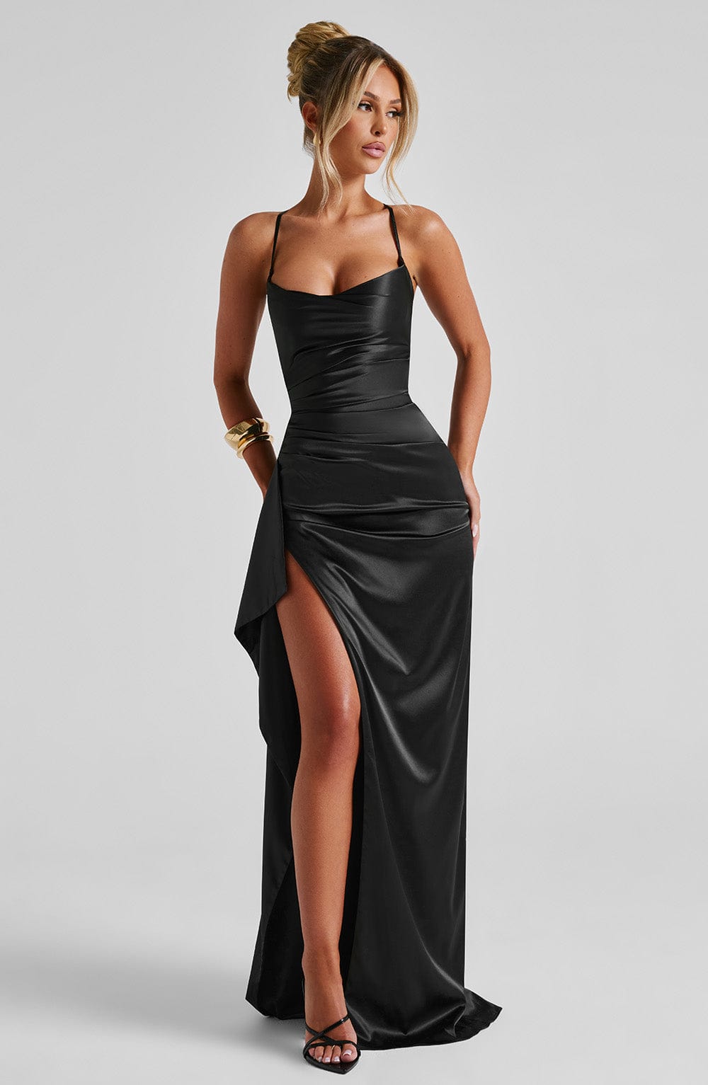 Helen Black Maxi Dress