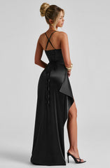 Helen Black Maxi Dress