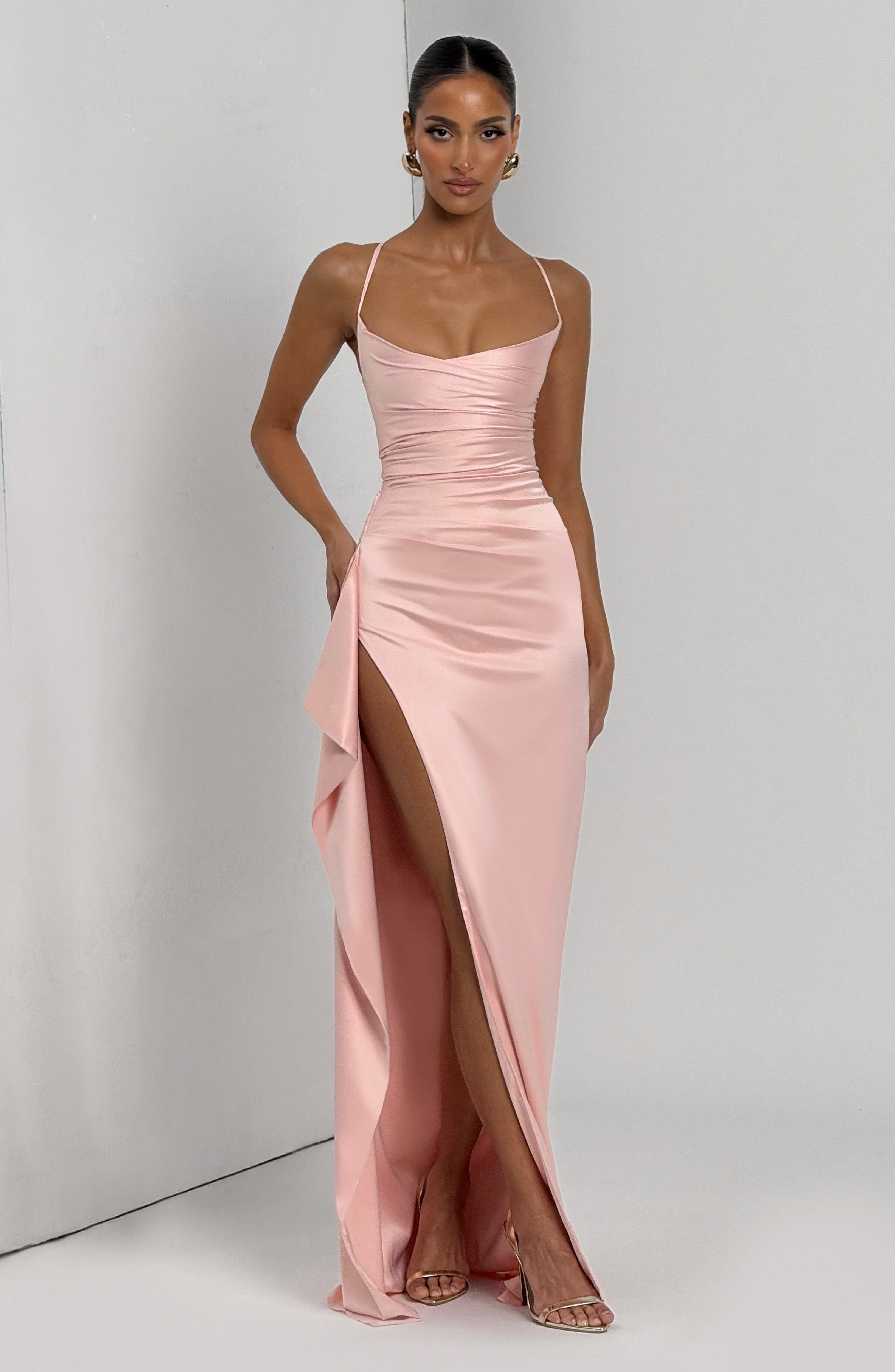 Helen Blush Maxi Dress