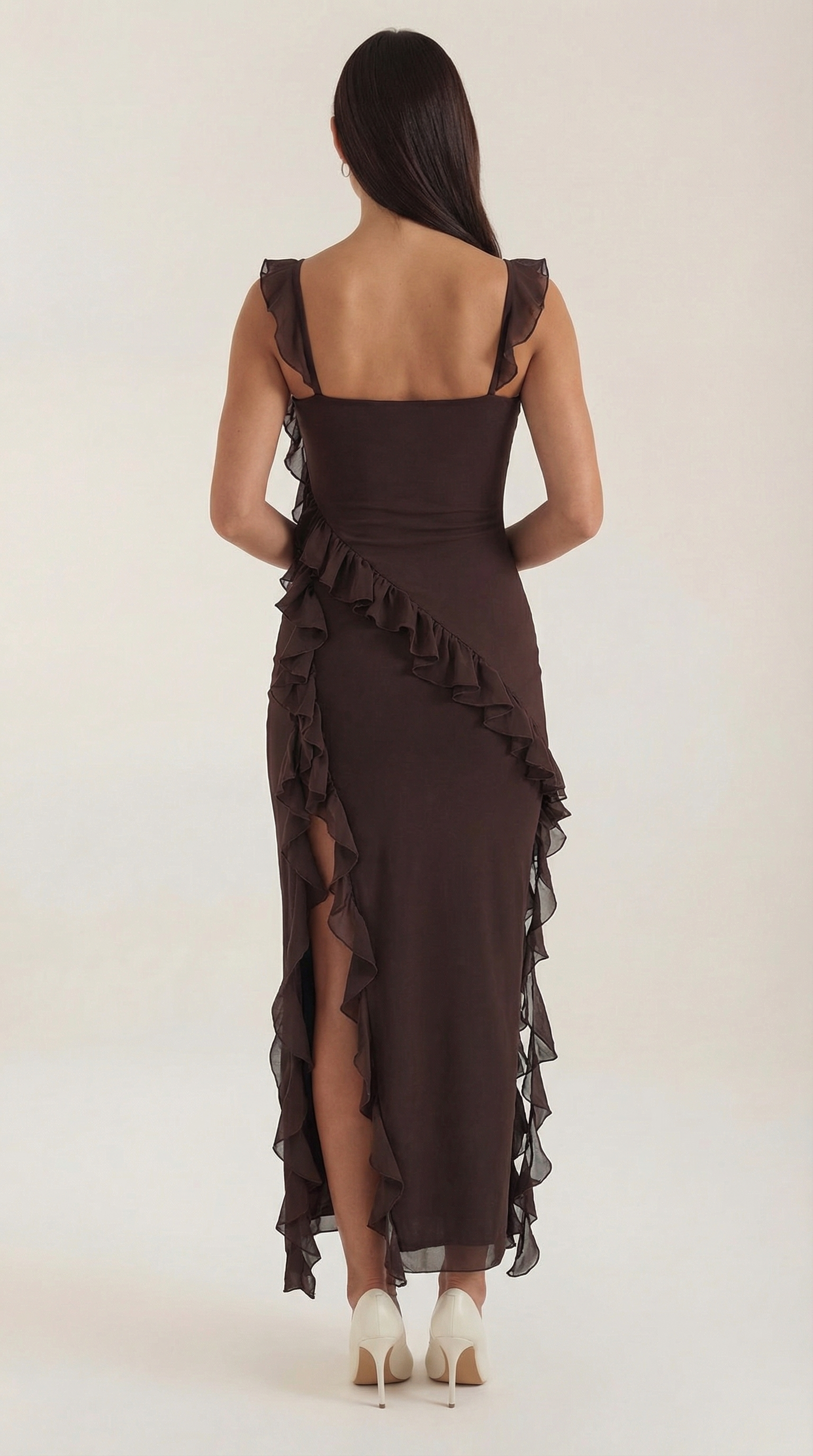 Susan Ruffled Maxi Dress