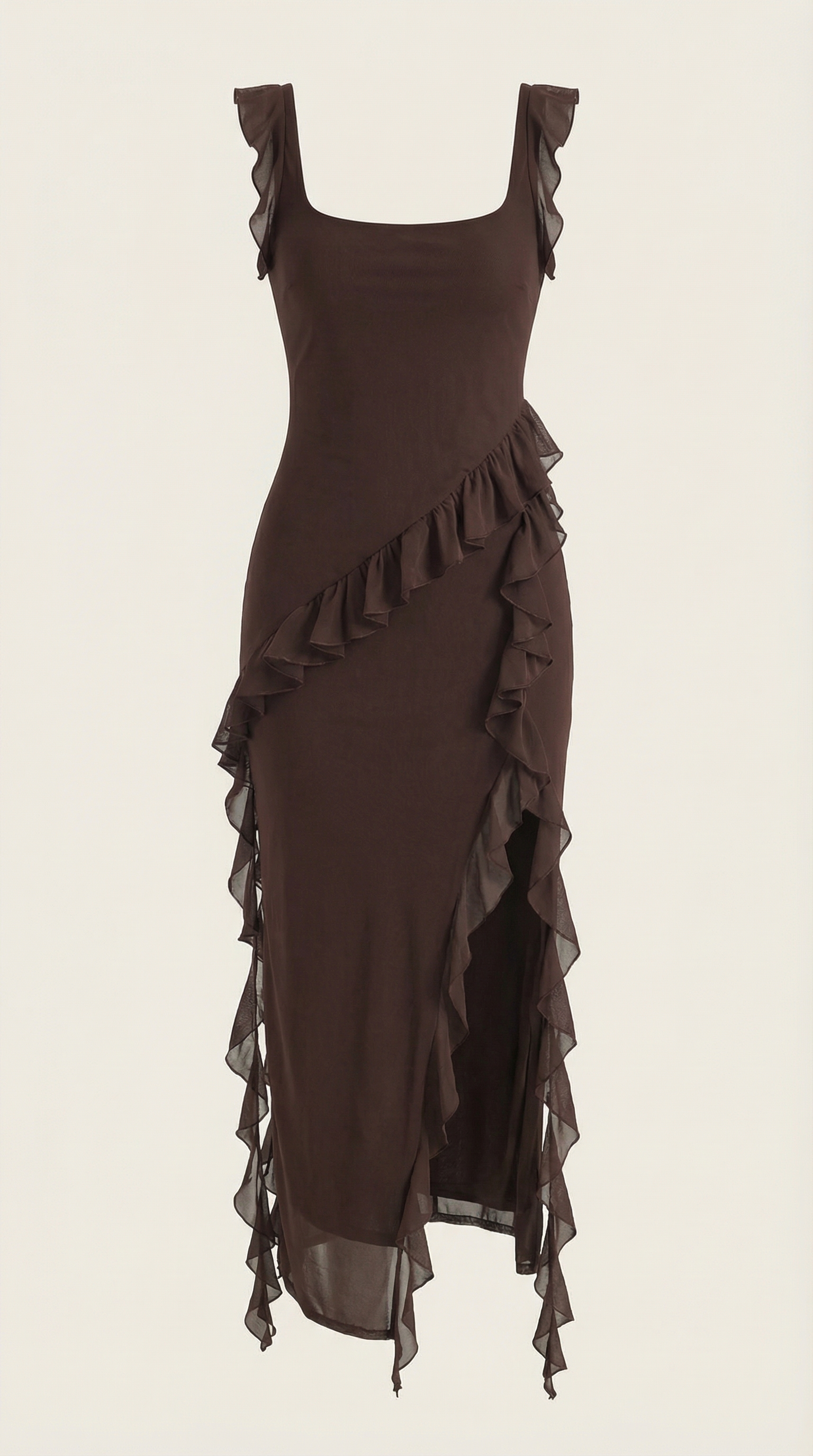 Susan Ruffled Maxi Dress