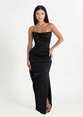 Adrienne Corset Maxi in Black