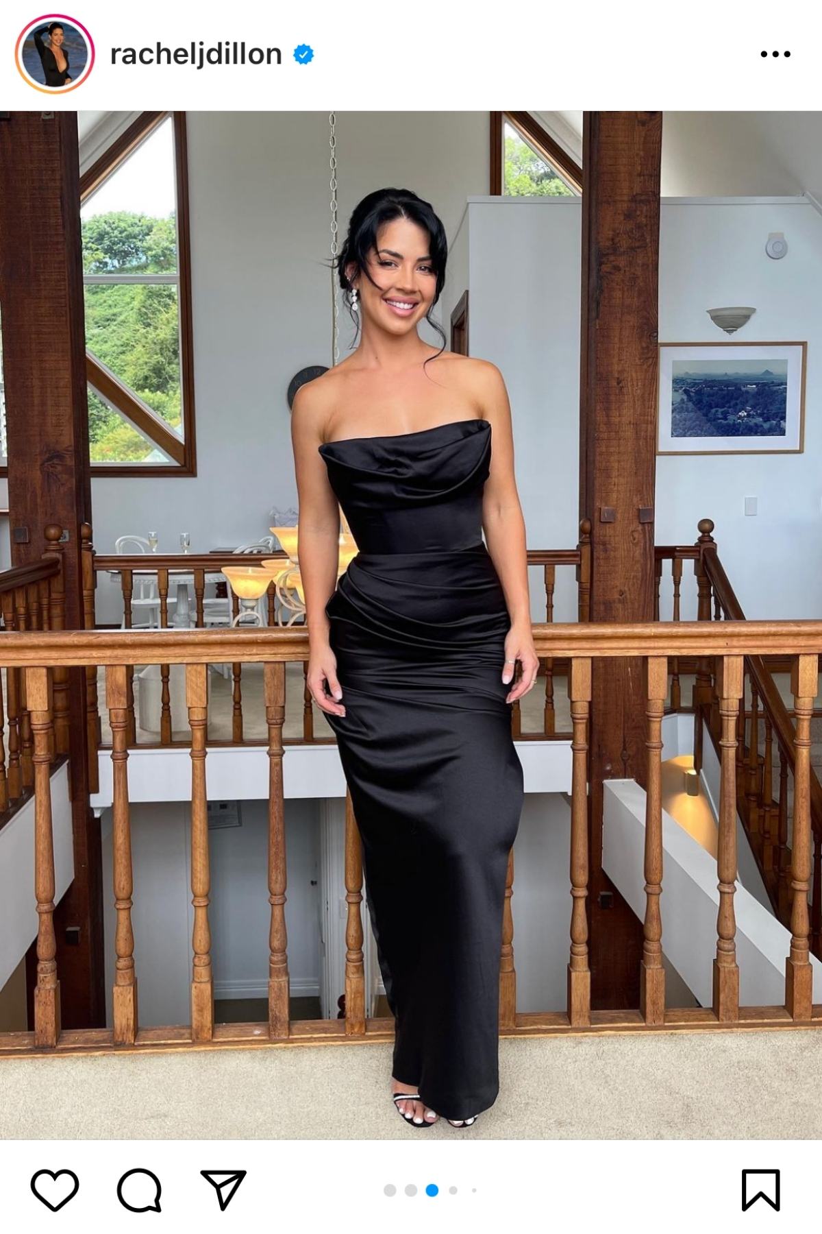 Adrienne Corset Maxi in Black
