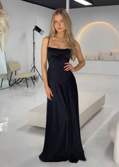 Anabella Lace Up Maxi in Black