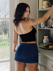 Celine Halter top in Black