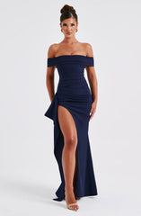 Joyce Navy Maxi Dress
