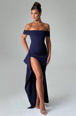 Joyce Navy Maxi Dress
