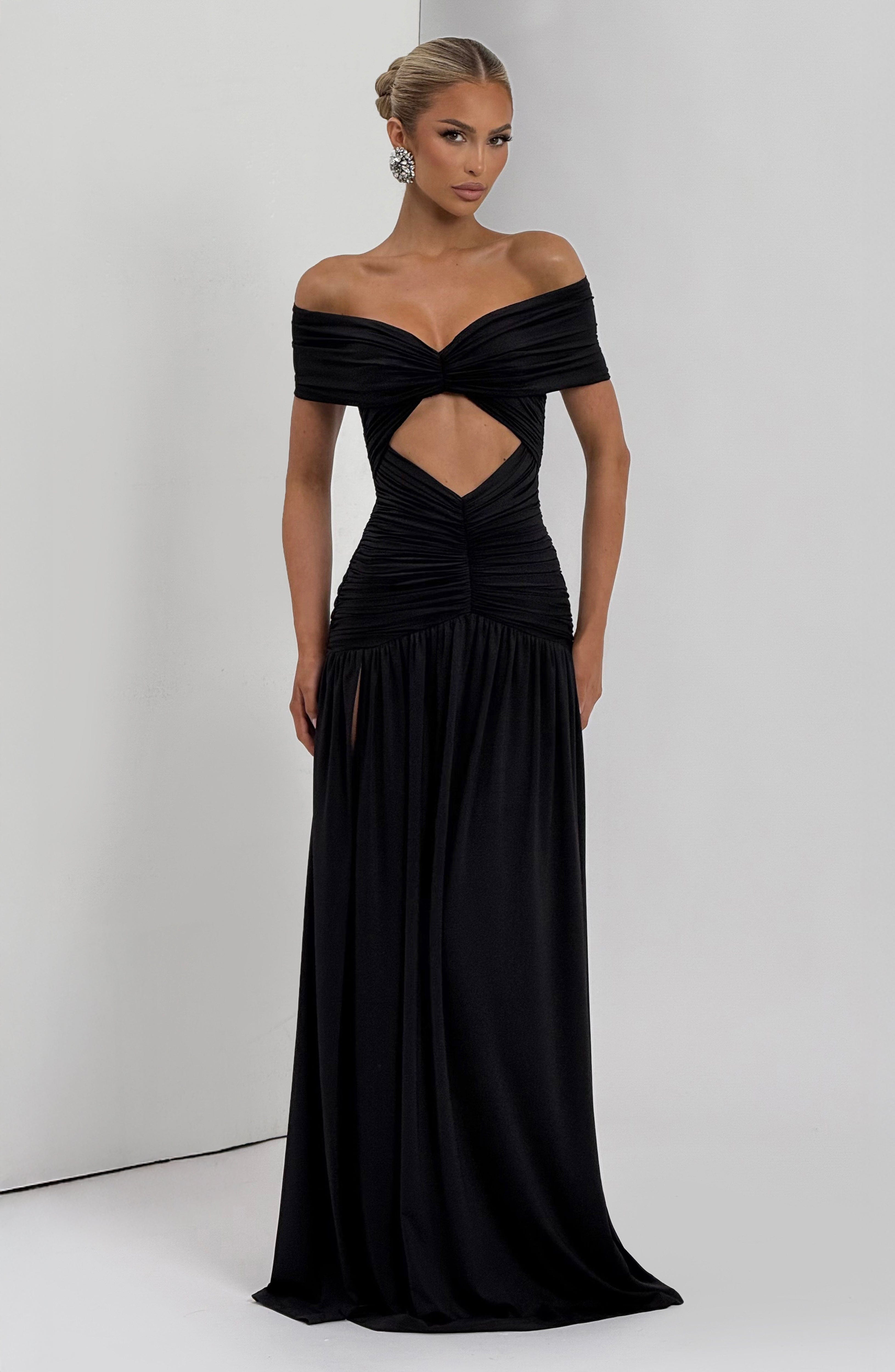 Kathryn Black Maxi Dress