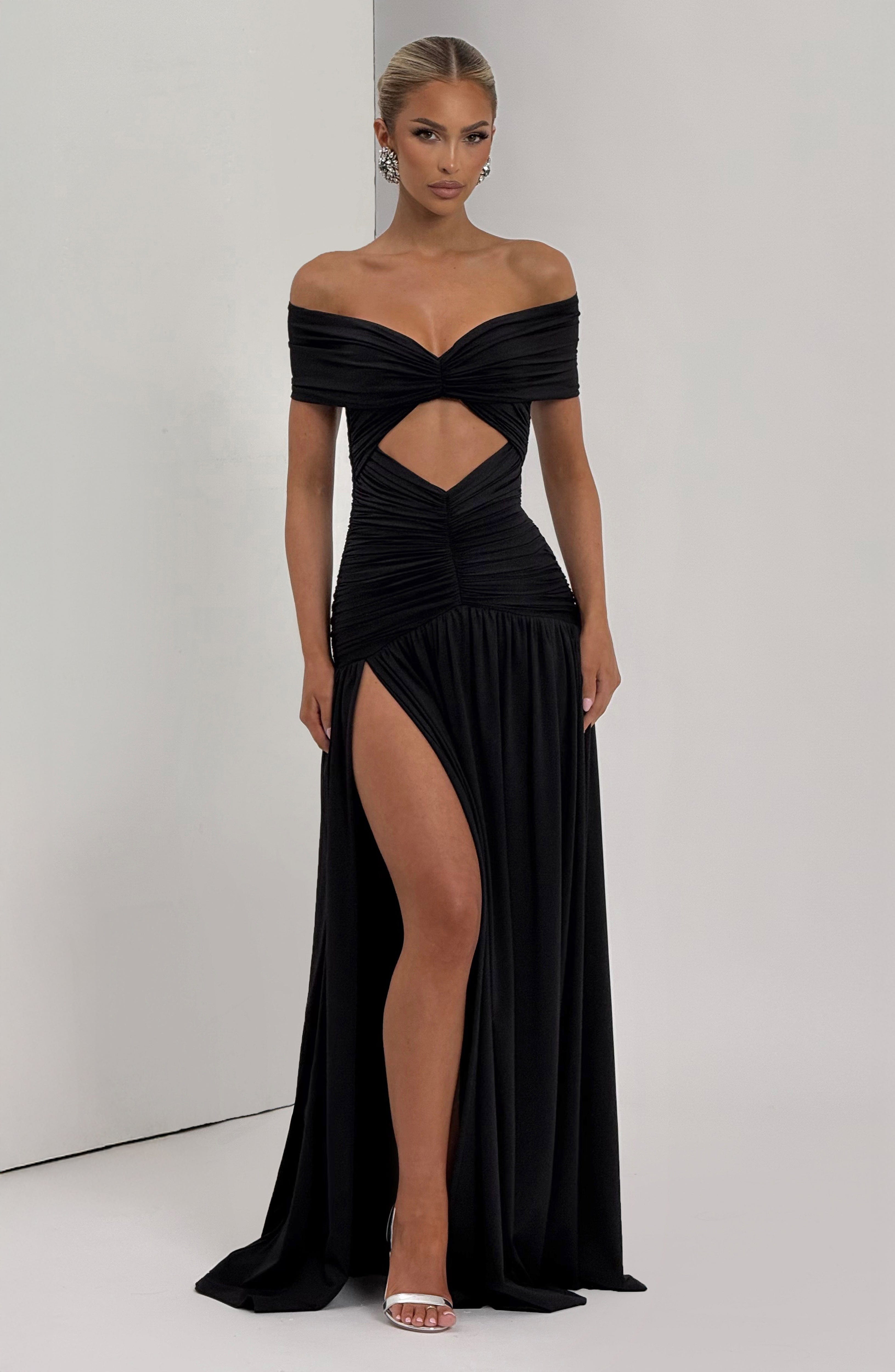 Kathryn Black Maxi Dress