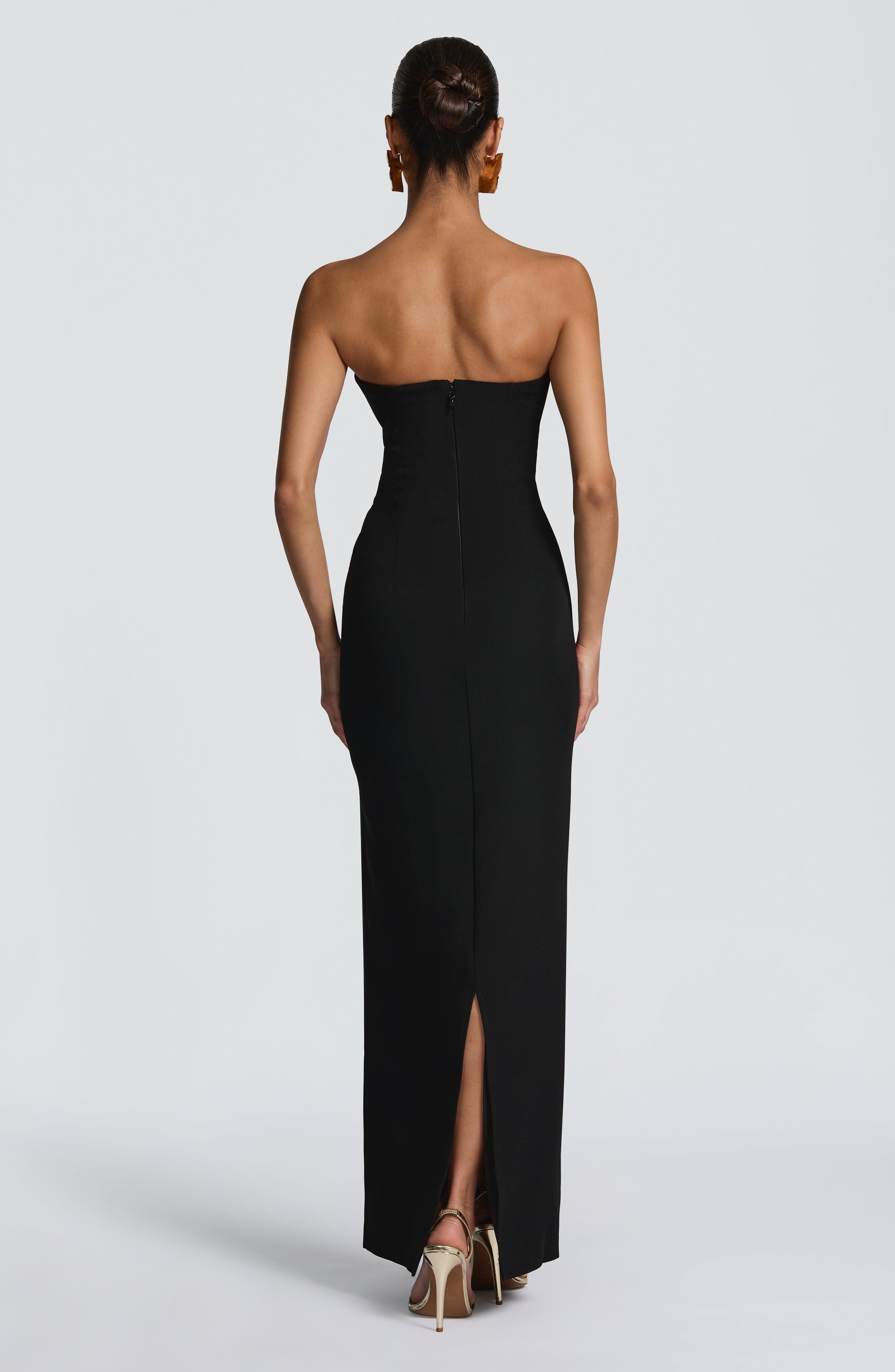 Lindsey Black Maxi Dress