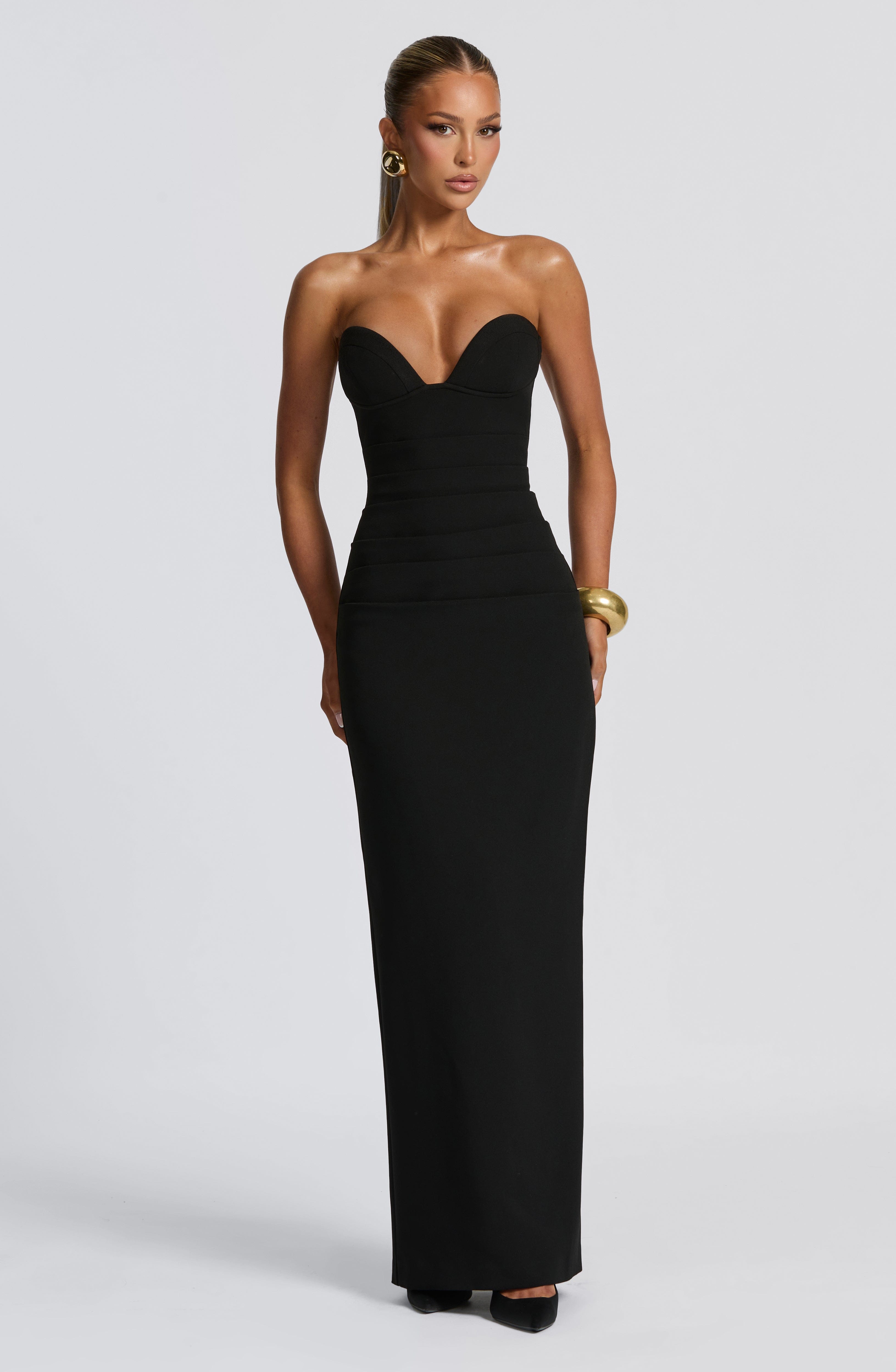 Lindsey Black Maxi Dress