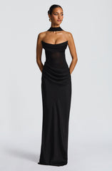 Liora Black Maxi Dress