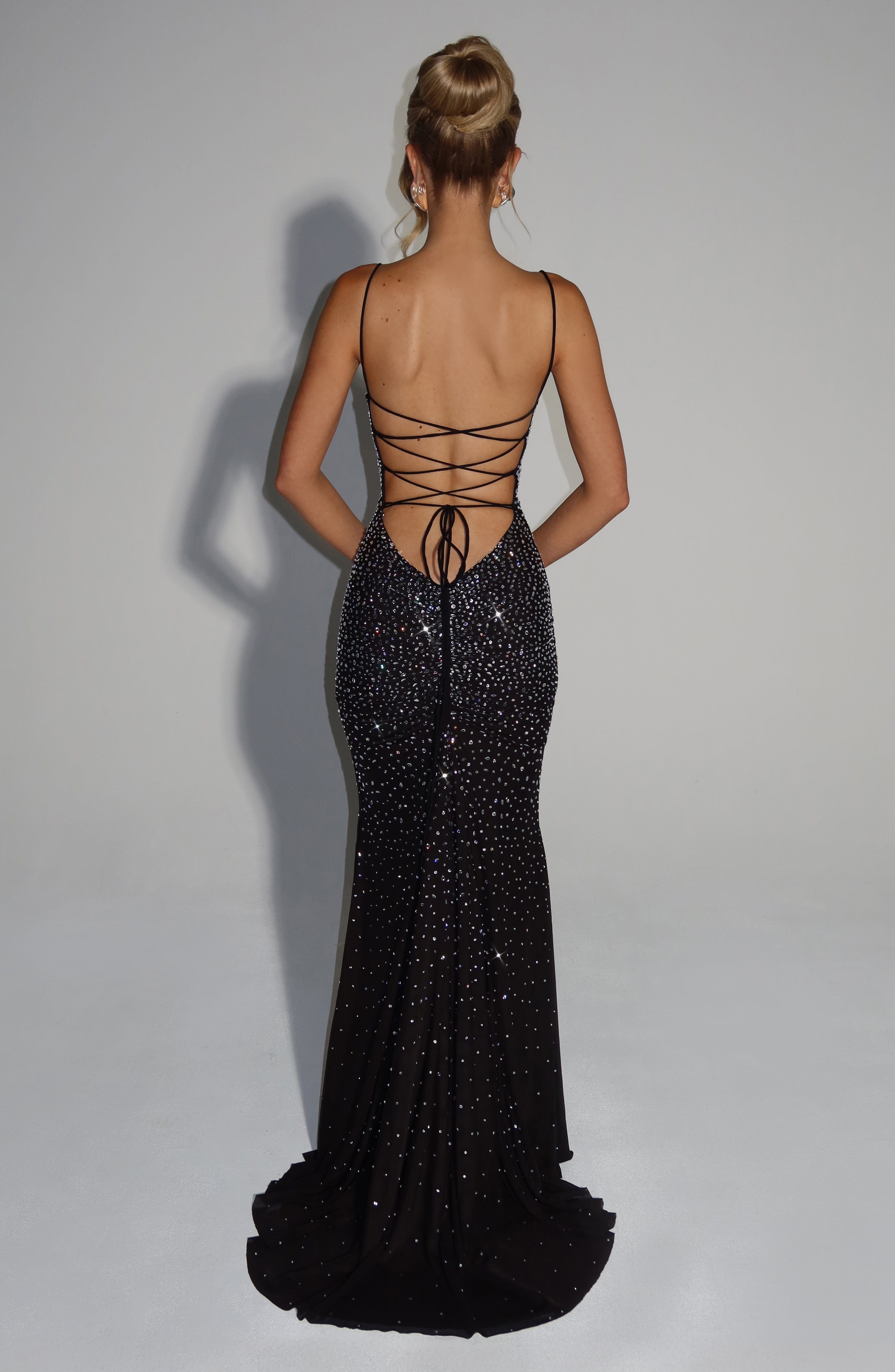 Lorelei Evening Dress - Midnight Black