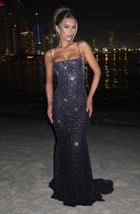 Lorelei Evening Dress - Midnight Black