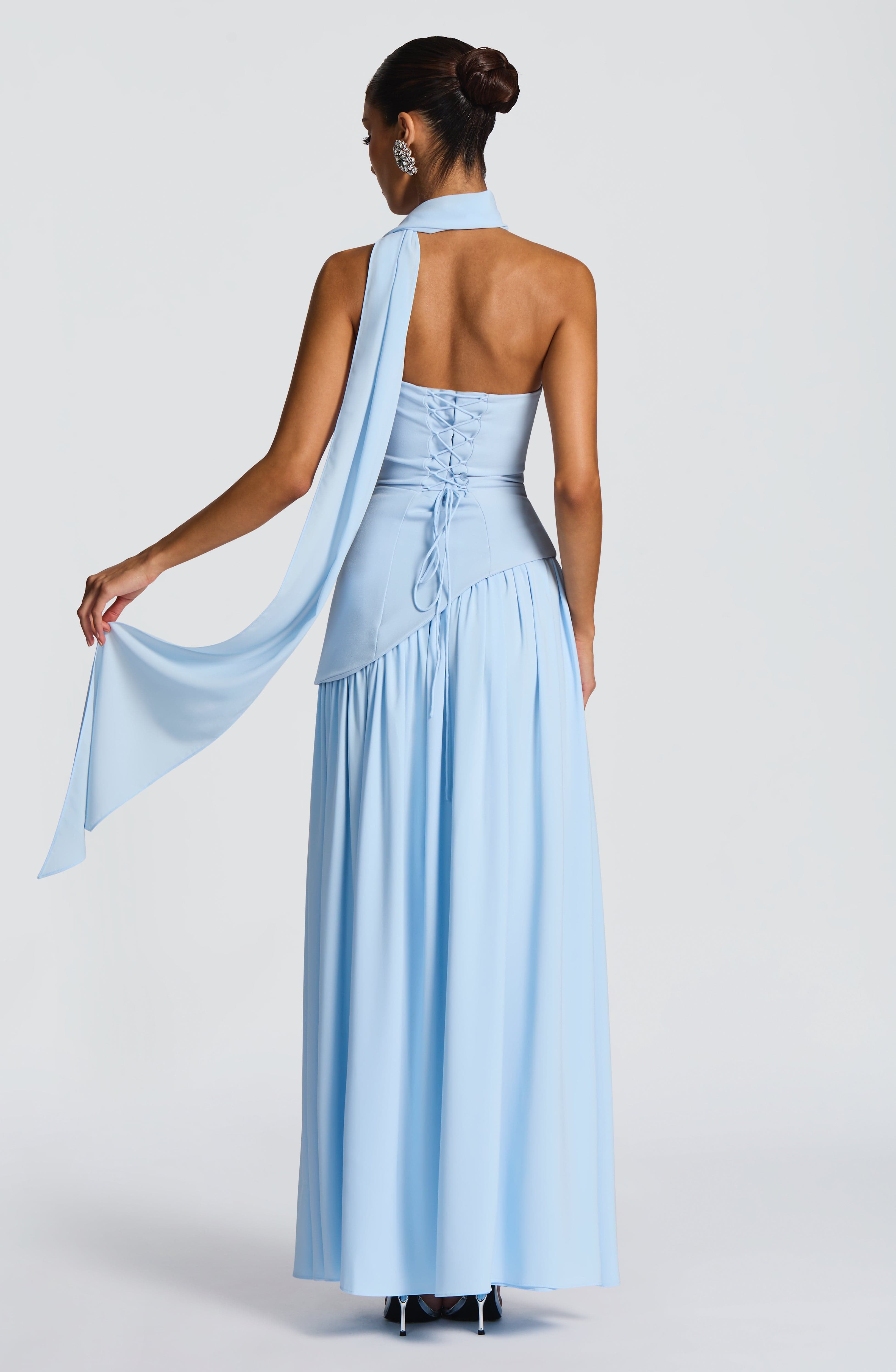 Maliyah Baby Blue Maxi Dress