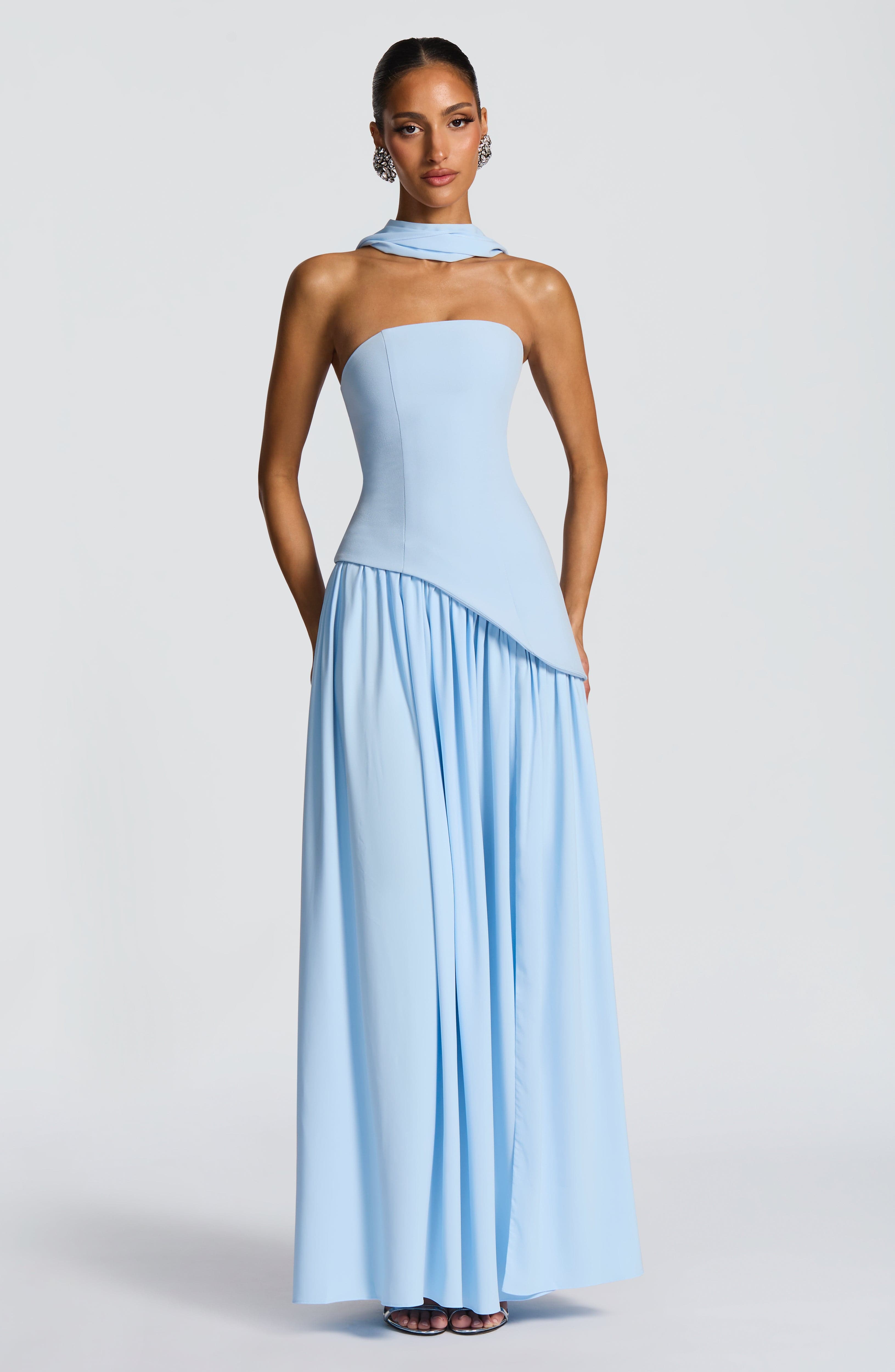 Maliyah Baby Blue Maxi Dress