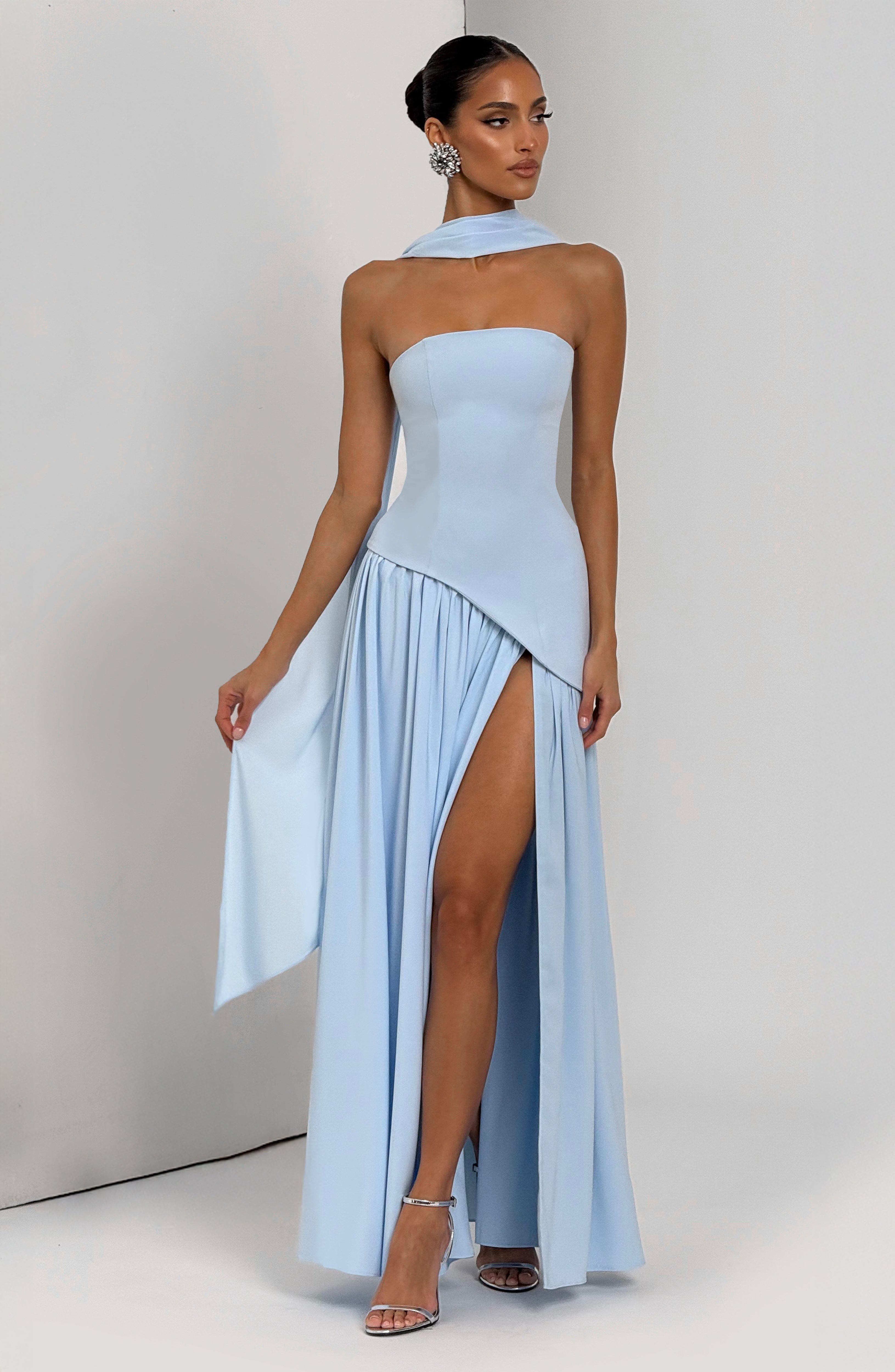 Maliyah Baby Blue Maxi Dress