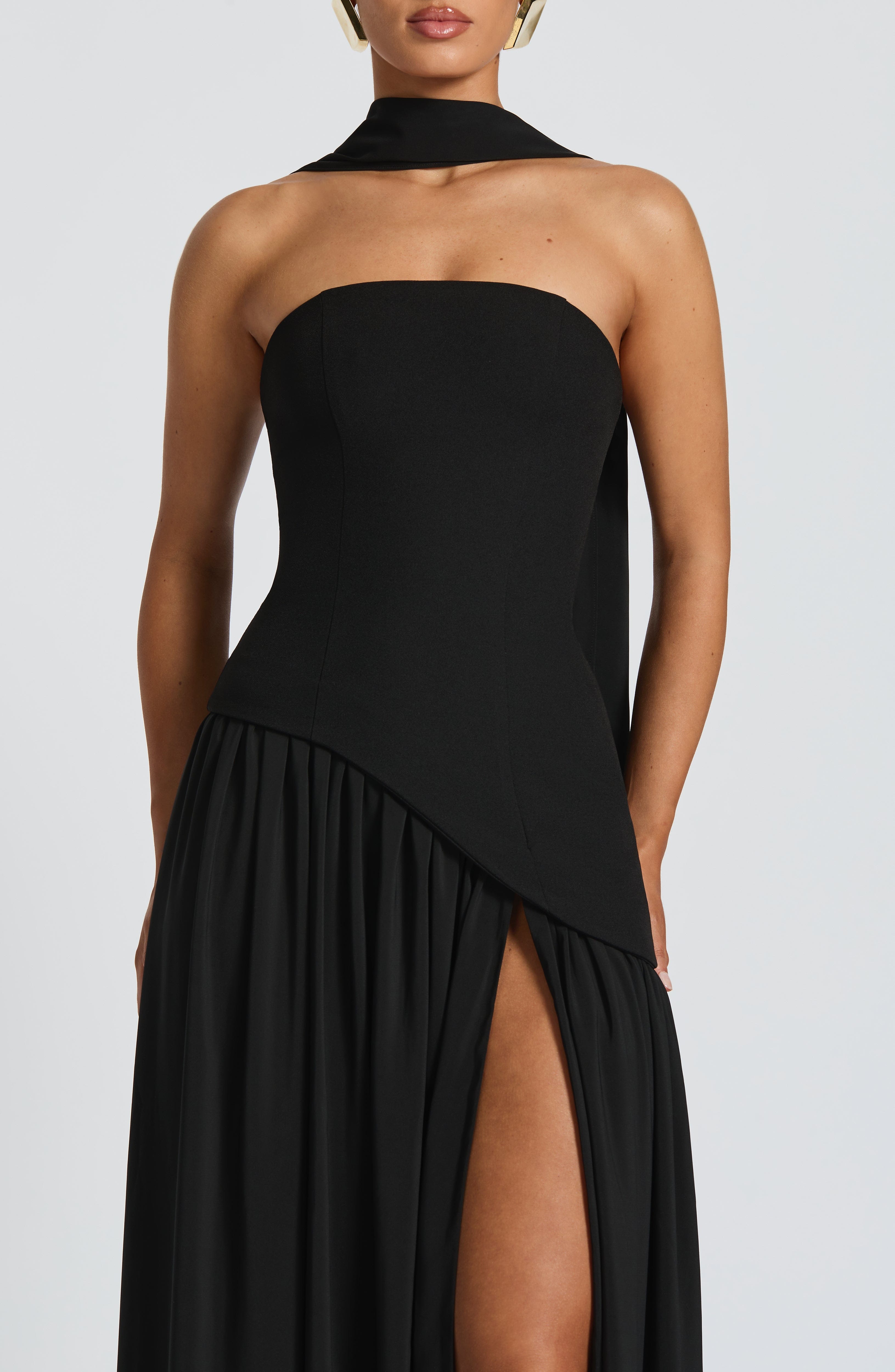 Maliyah Black Maxi Dress