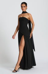 Maliyah Black Maxi Dress