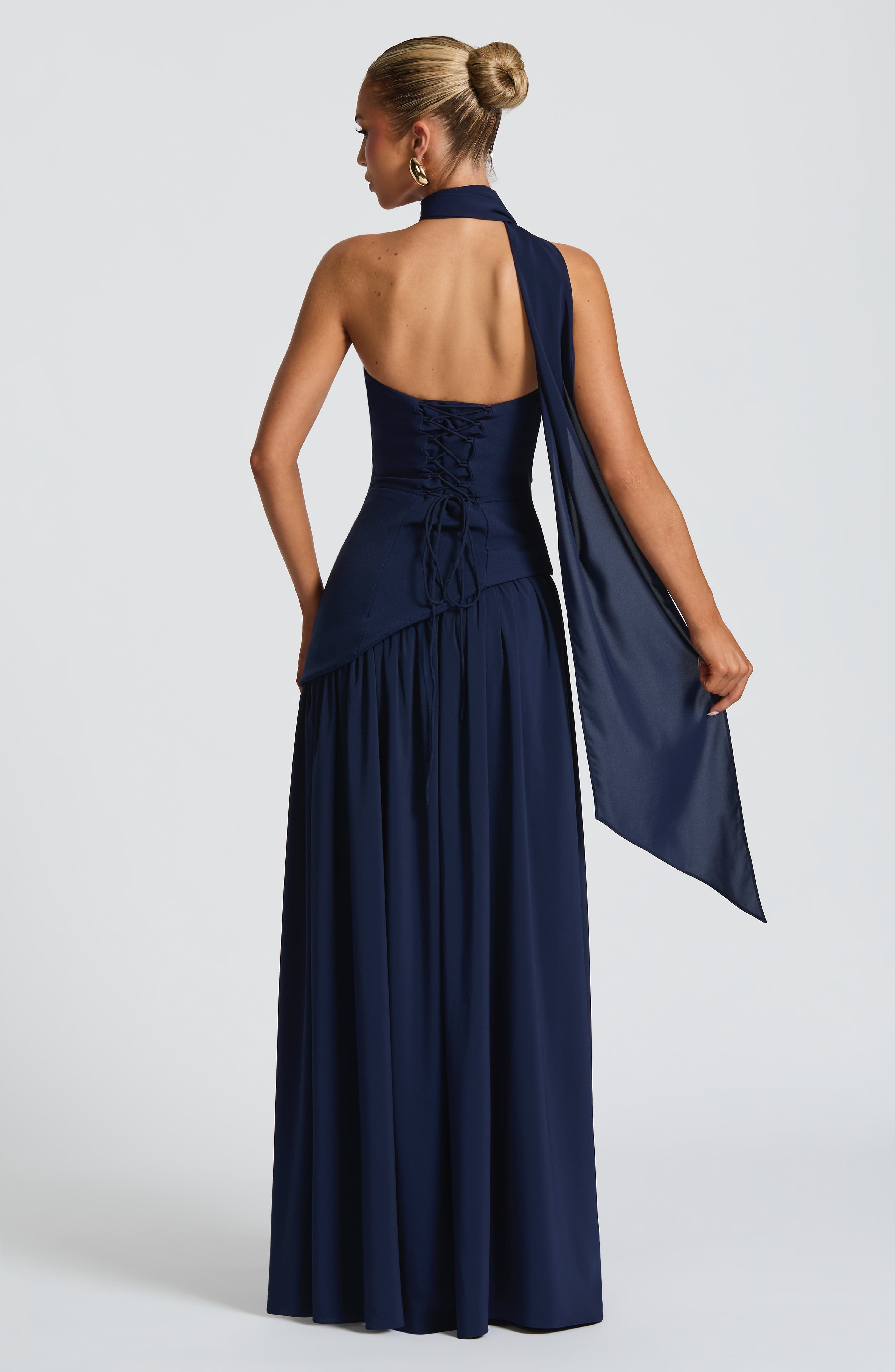 Navy Maliyah Maxi Dress
