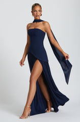 Navy Maliyah Maxi Dress