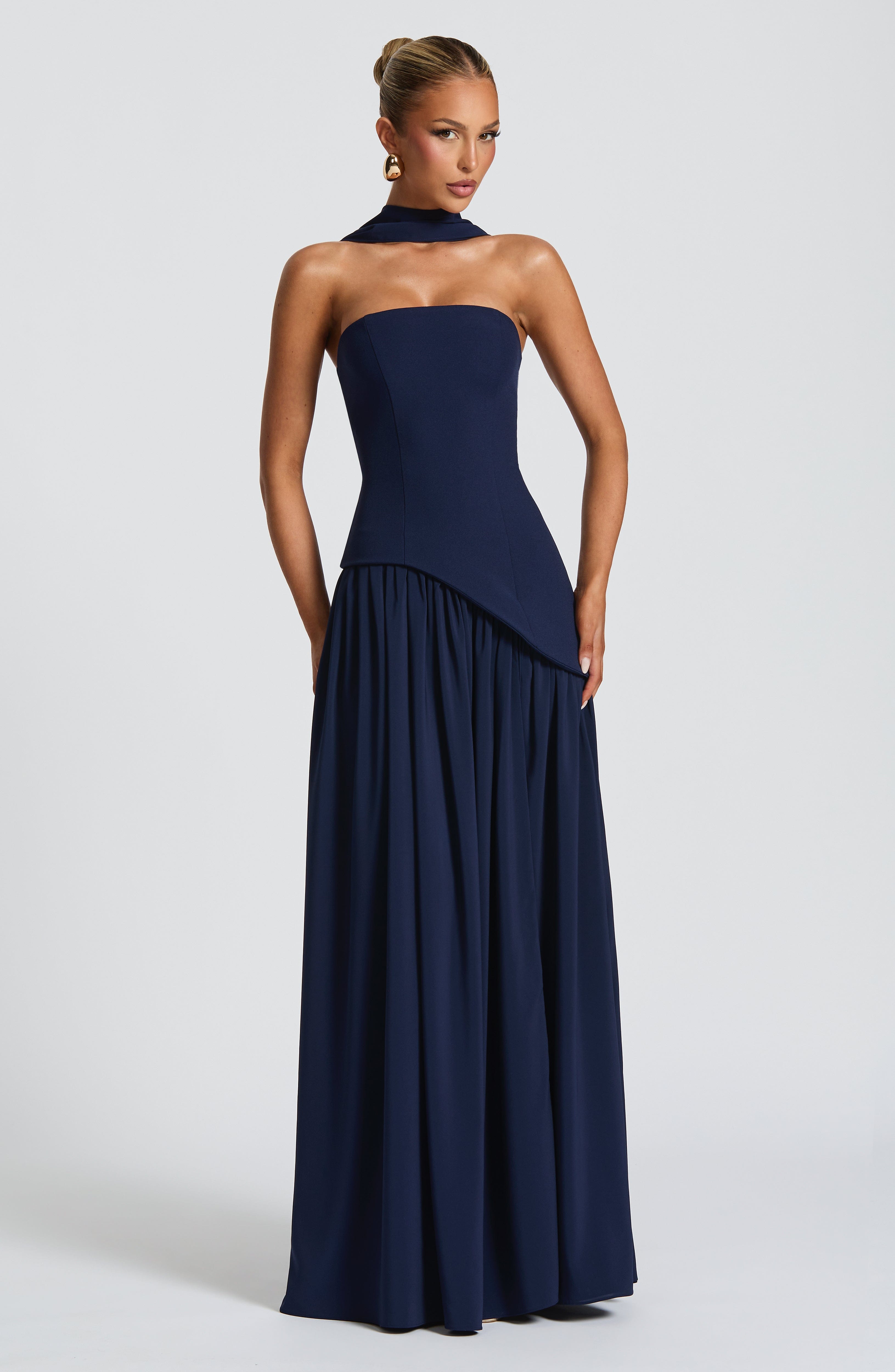 Navy Maliyah Maxi Dress