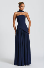 Navy Maliyah Maxi Dress
