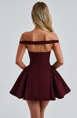 Cherry Lacquer Marla Mini Dress