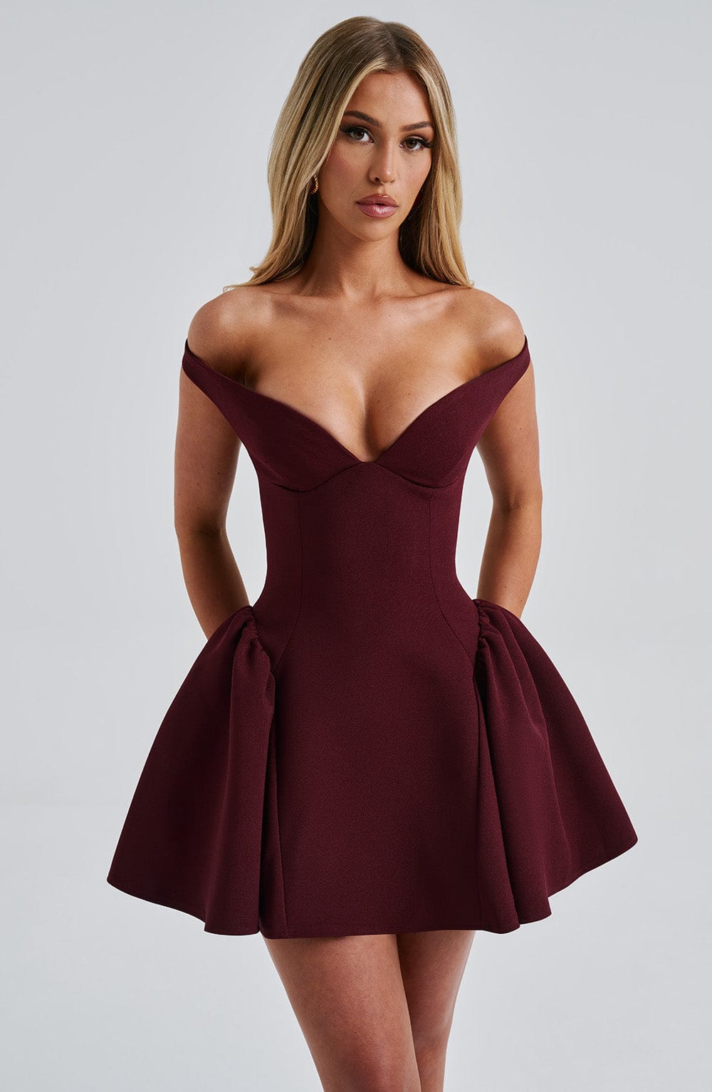 Cherry Lacquer Marla Mini Dress