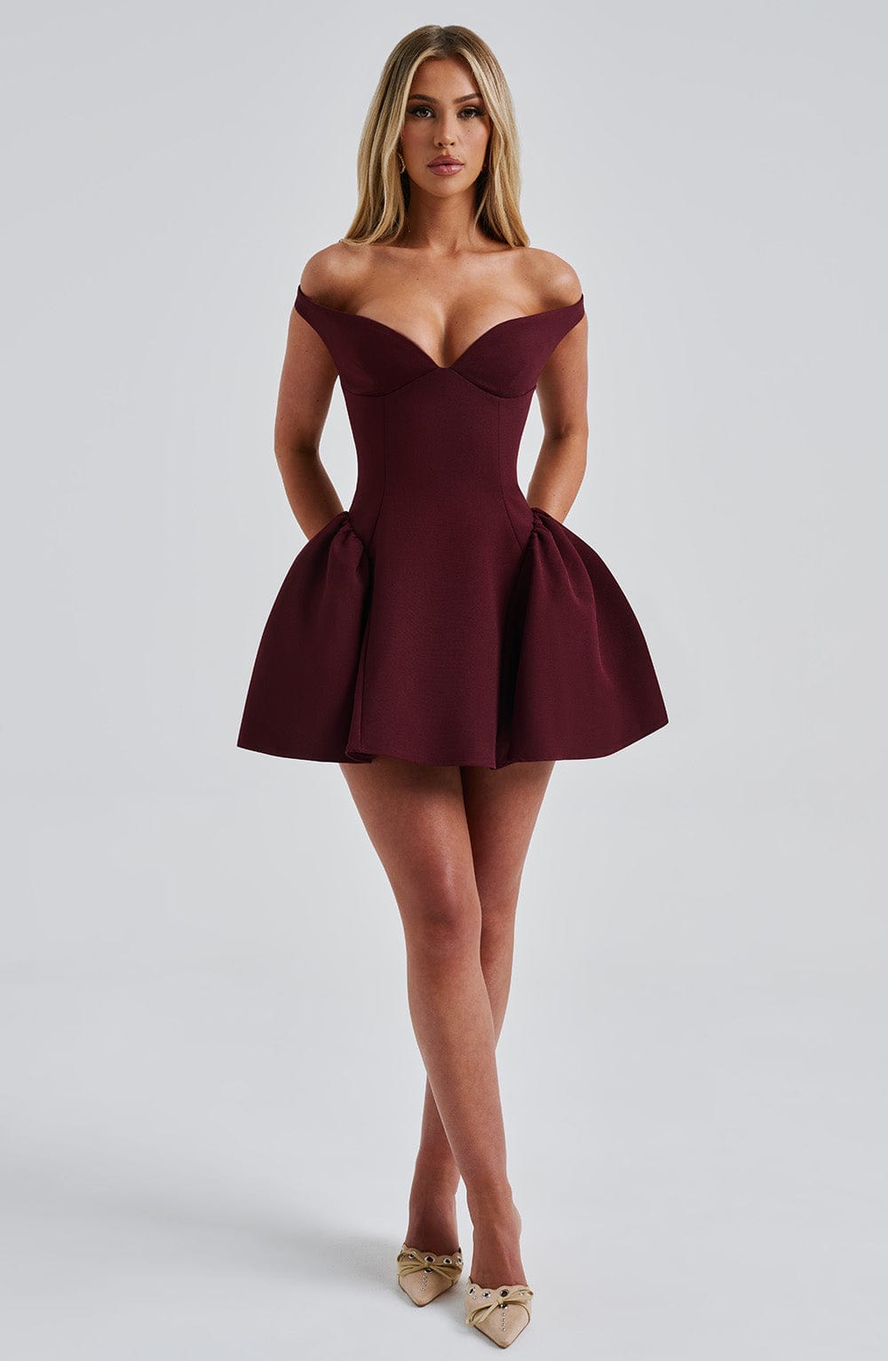 Cherry Lacquer Marla Mini Dress