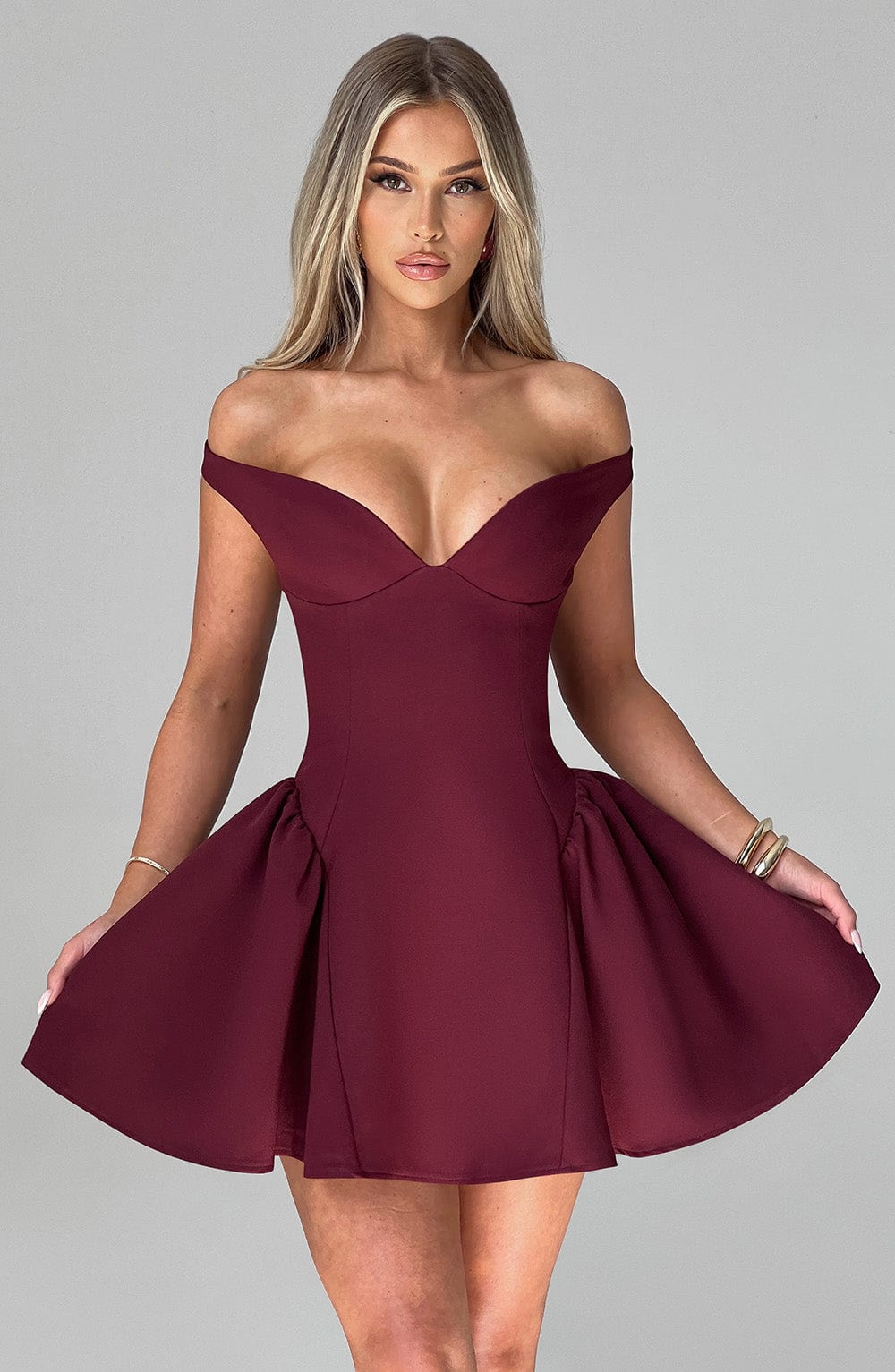 Cherry Lacquer Marla Mini Dress