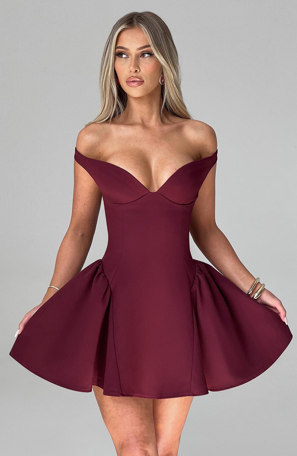 Cherry Lacquer Marla Mini Dress