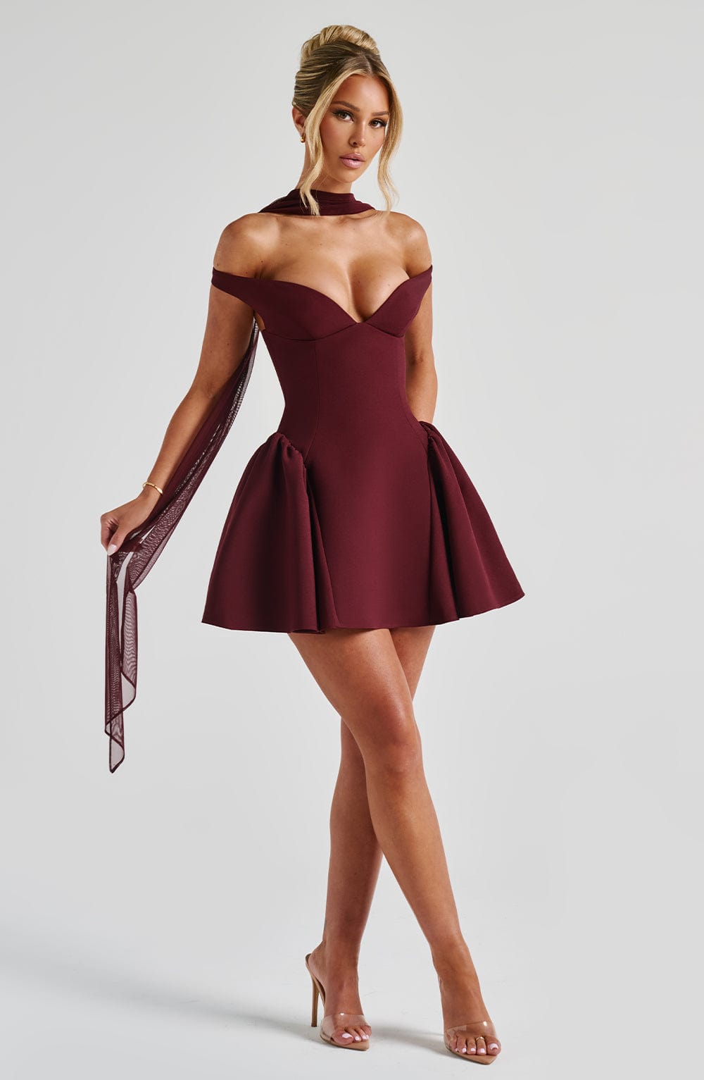 Cherry Lacquer Marla Mini Dress